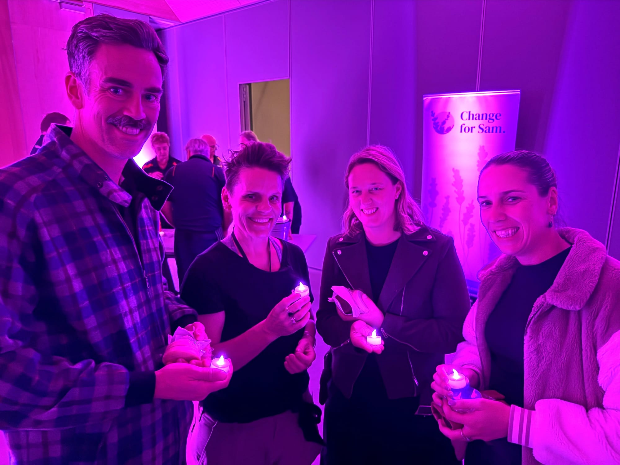 The message from 'Change for Sam' candlelight vigil burns bright