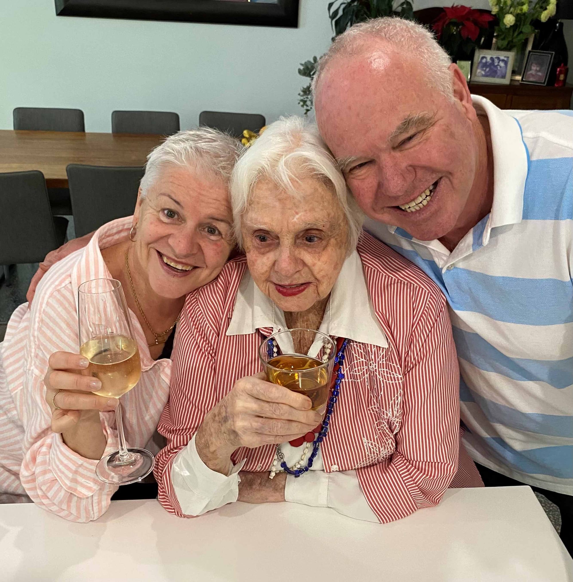 Jan Child OAM shares her award with her mum and colleagues