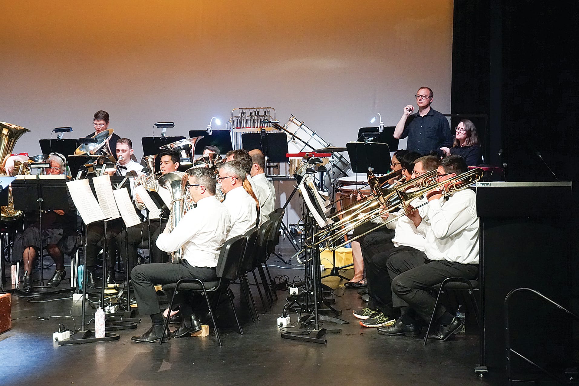 There was a range of instruments being played by musicians at the annual concert performance.