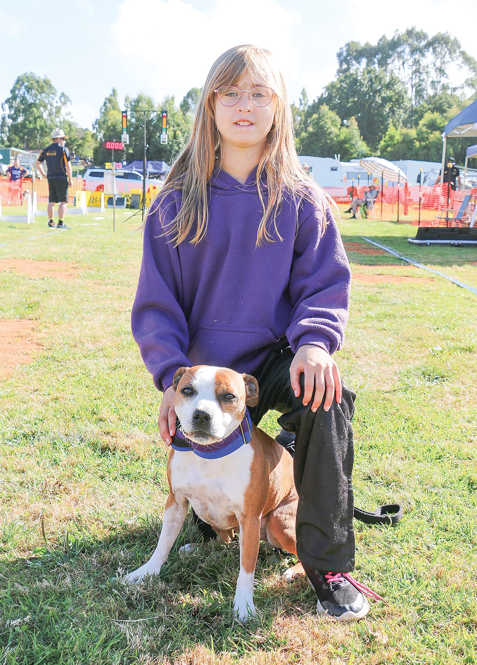 Leongatha’s Olive O’Shea entered the flyball competition with her dog Cookie. Olive has been competing in flyball competitions for three years with Cookie and Cookie’s mum Frankie. Olive entered Frankie in the Korumburra Show in 2023 and placed second.