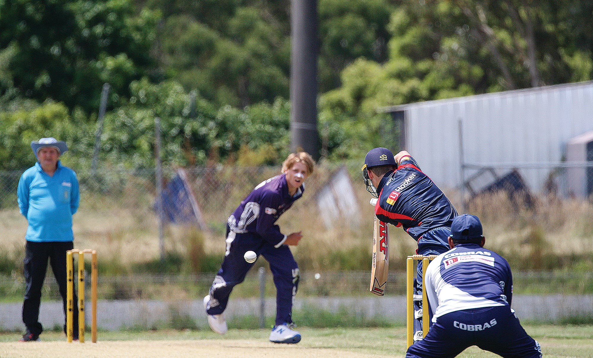 Inverloch hits out a great shot.