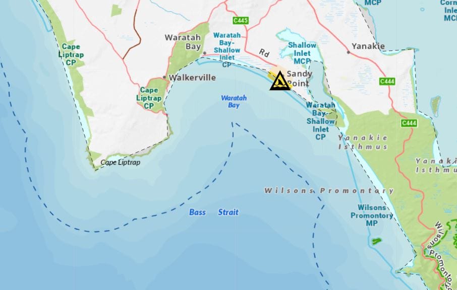 BEACH CLOSED: Sandy Point beach closed due to whale carcass
