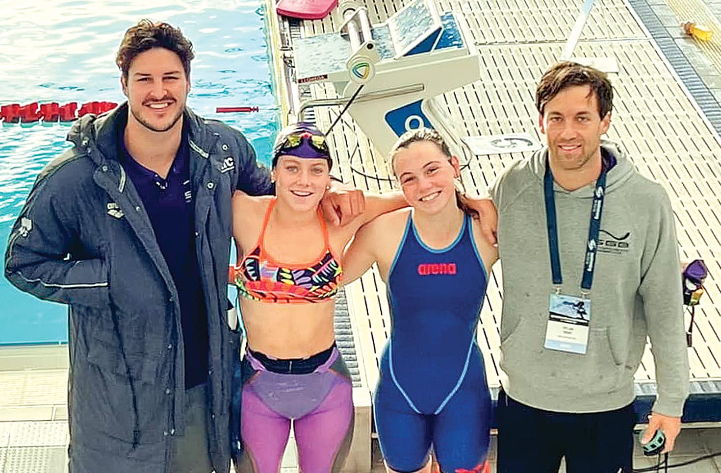 Swimmers dig deep and reap