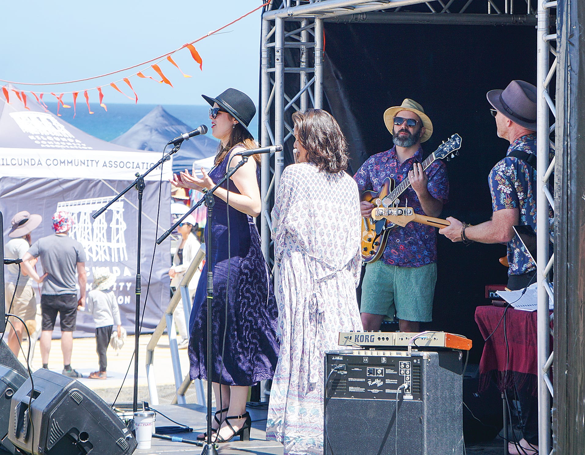 Live music entertained the crowd. Ns13_0425