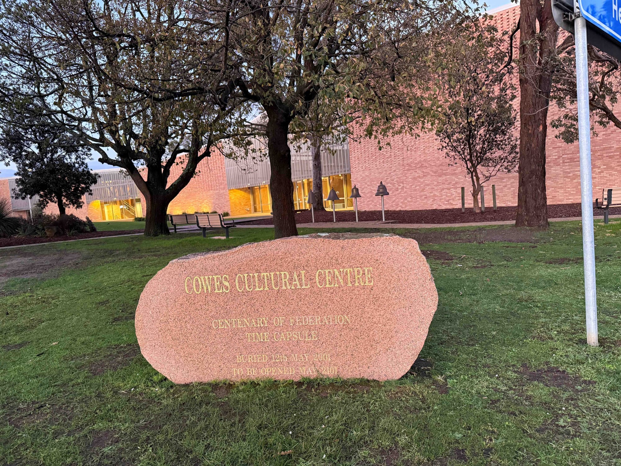 And as Bernninneit, the Cowes Cultural Centre looks today.