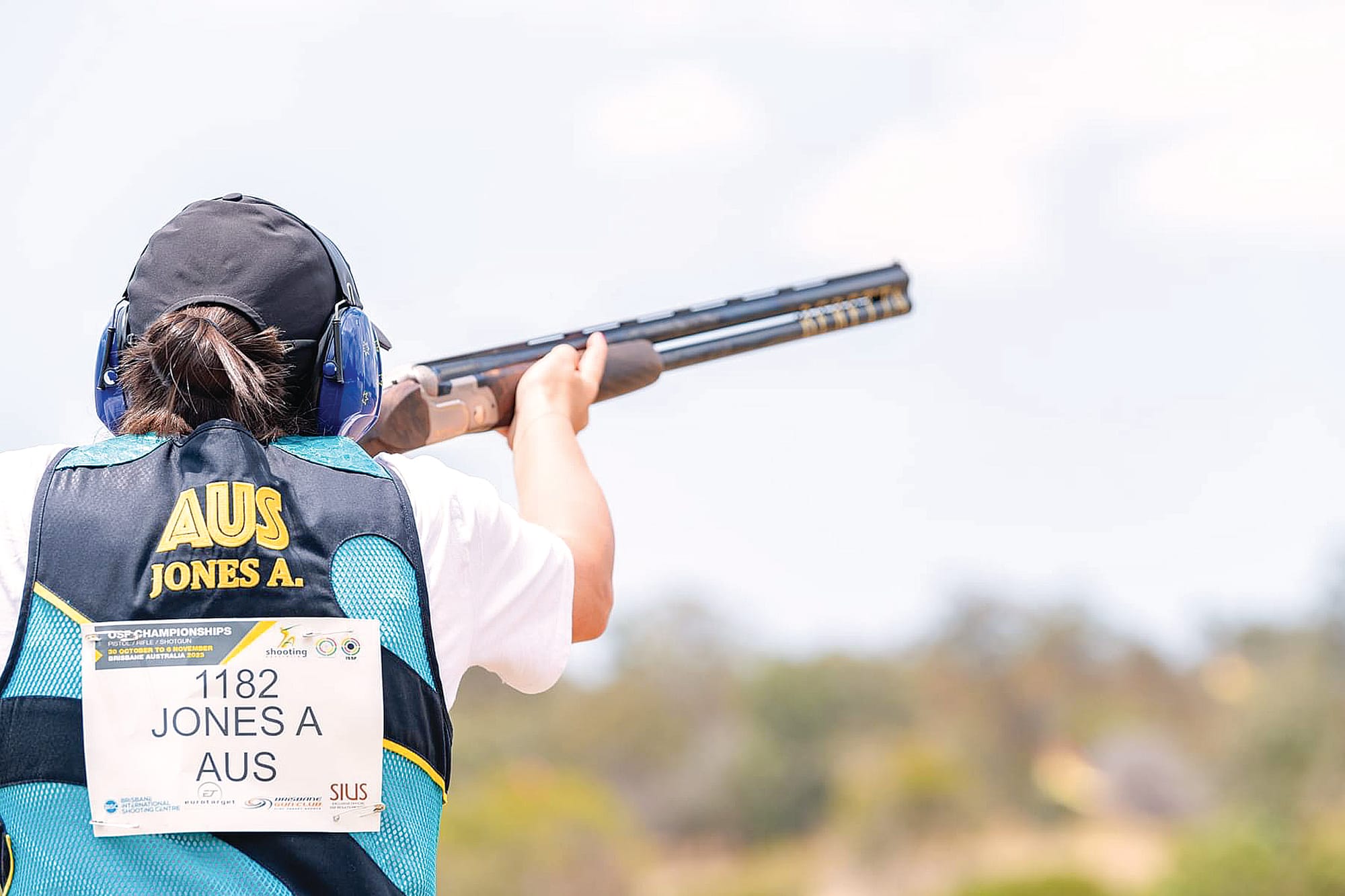 Aislin Jones in action during her recent Brisbane success that secured a Paris quota for Australia at next year’s Olympics.
