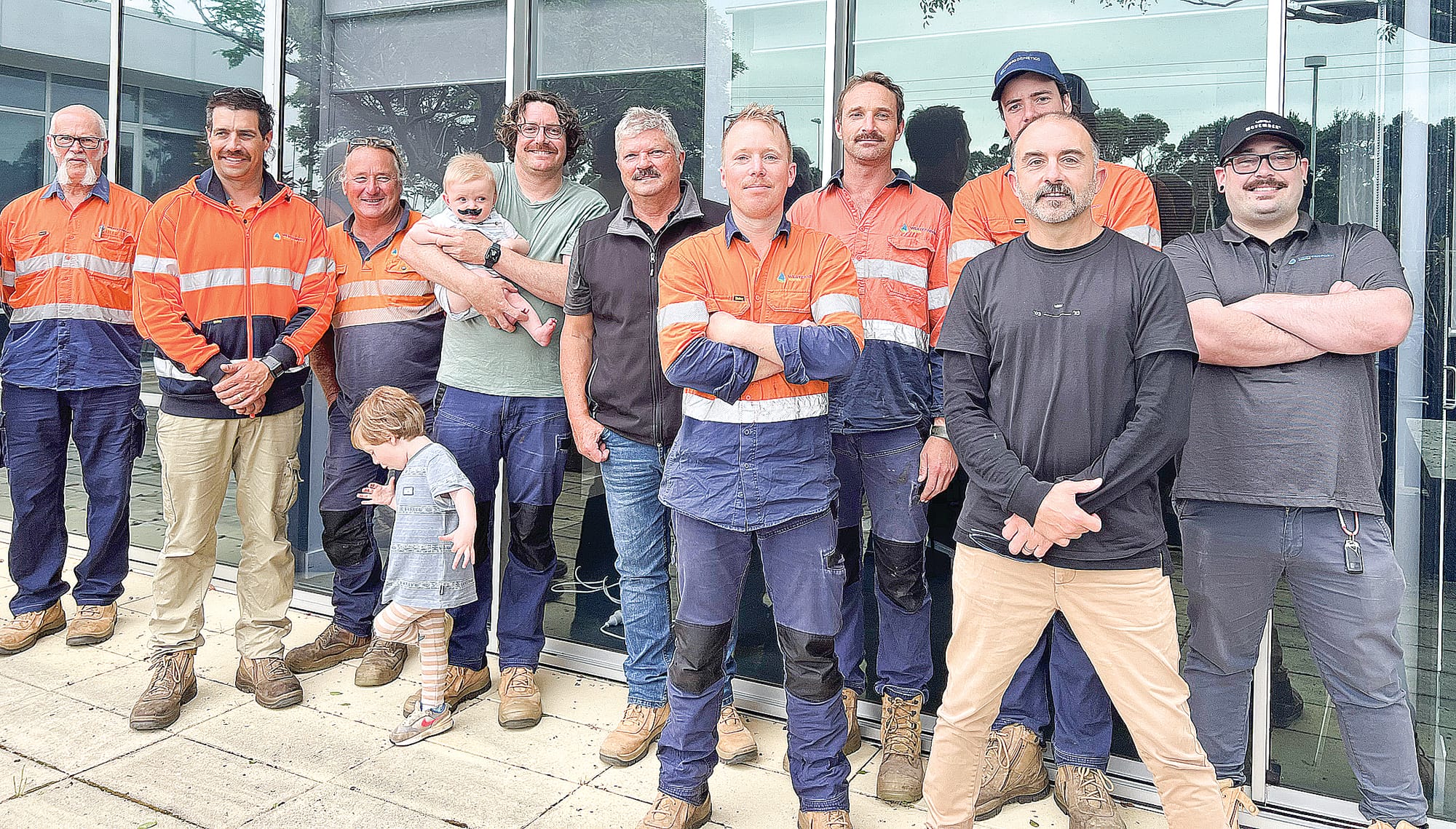 Motivated by Movember at Westernport Water