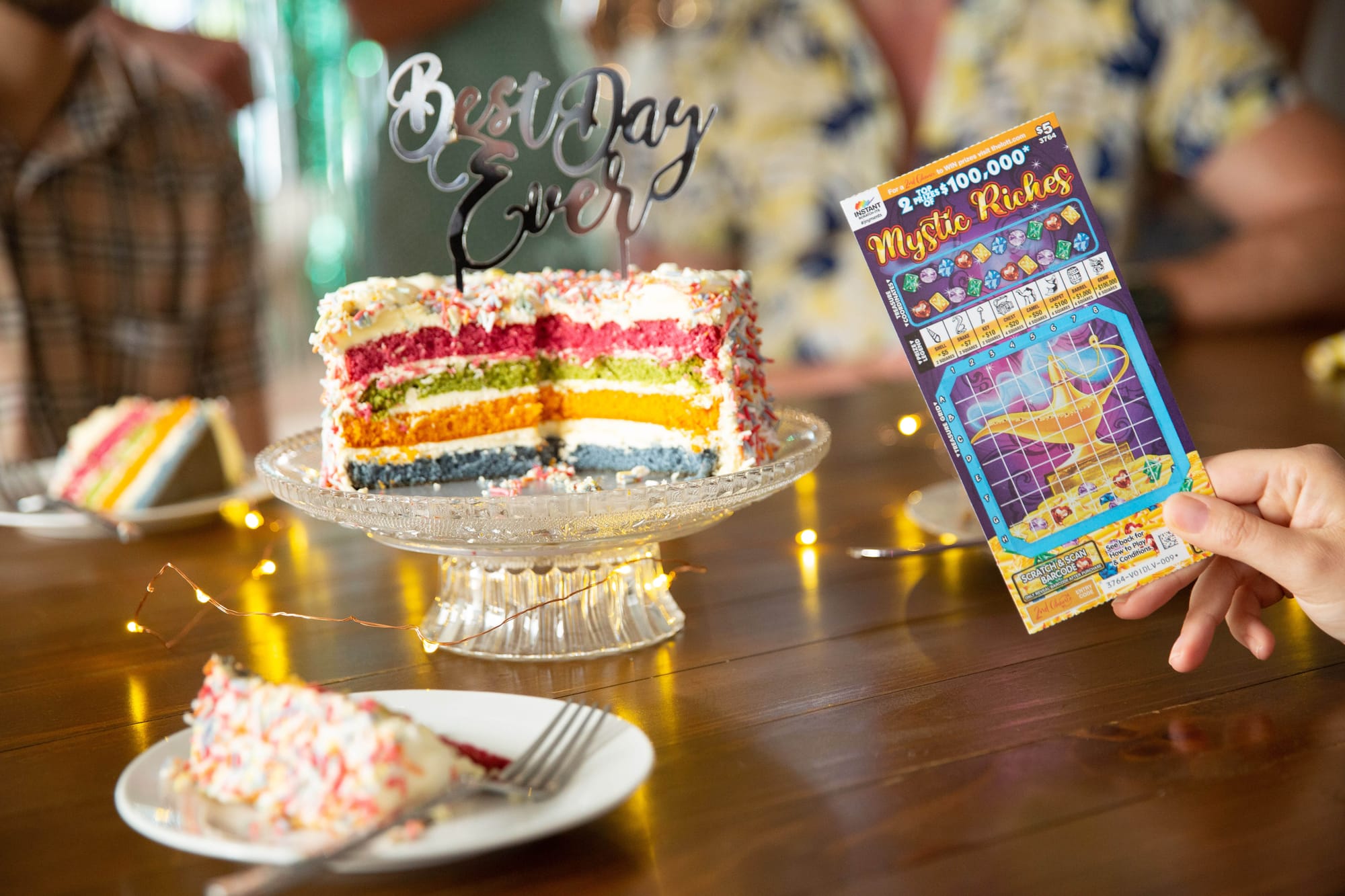 Keeping it cool after $100K ticket win