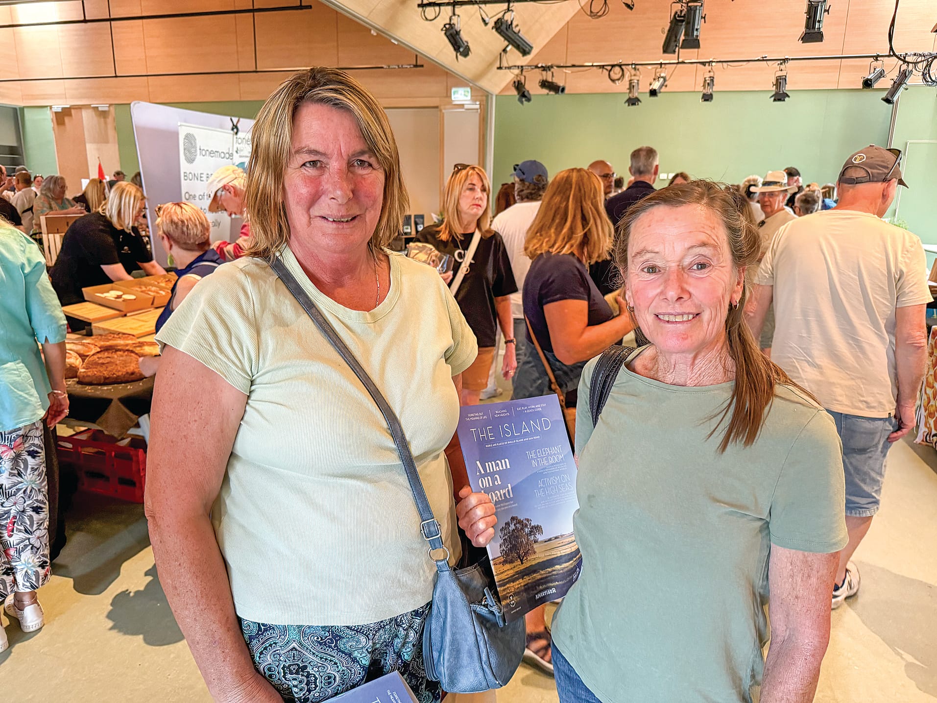 Mary Cleeland and Glenda Paisley made their way around the Local Flavours Food & Drink Showcase at Berninneit last Sunday.
