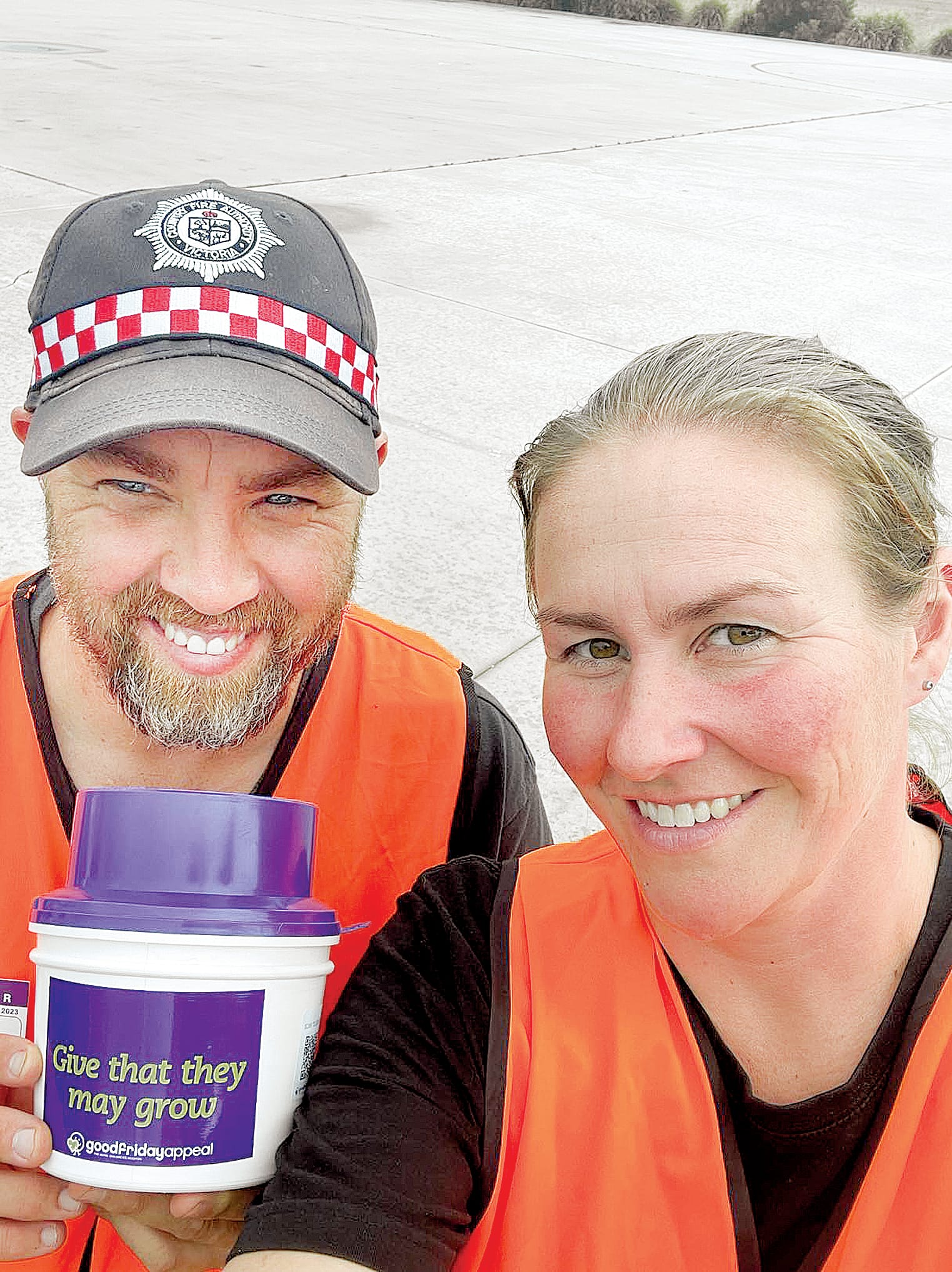 Spreading cheer and raising monies