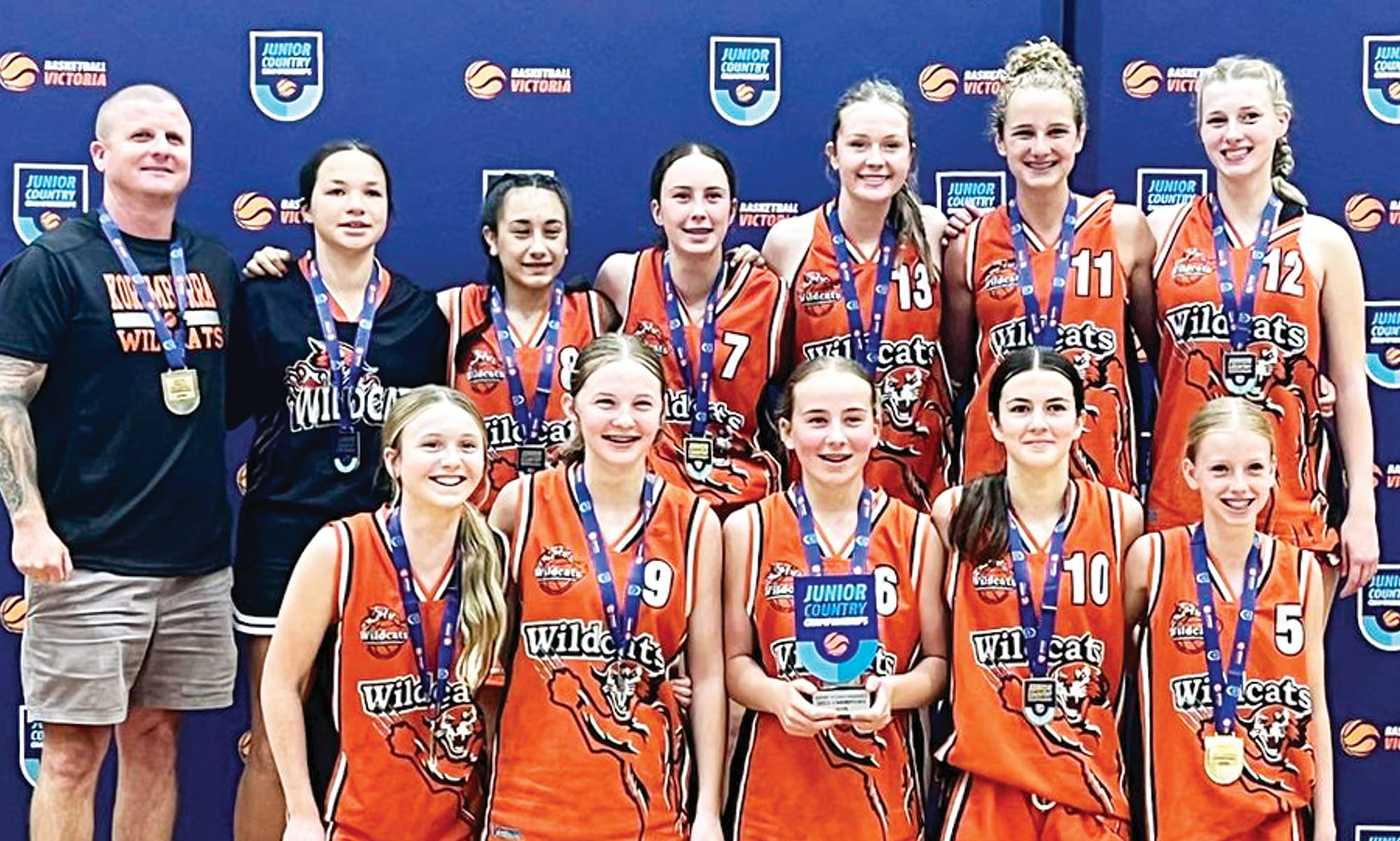 Korumburra’s Under 16 girls side won the Division 2 grand final at the Junior Country Championships.