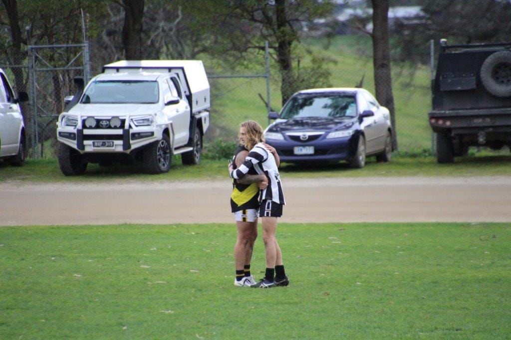 The Lang Lang Football Netball Club was praised for their support for the grieving Peacock family and the Poowong FNC on a difficult day last Saturday.