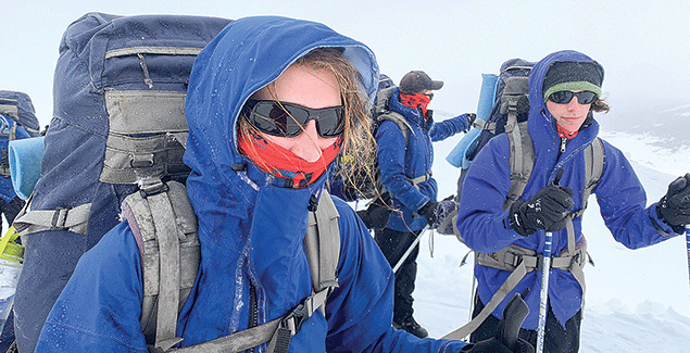 Epic adventure in the white wilderness