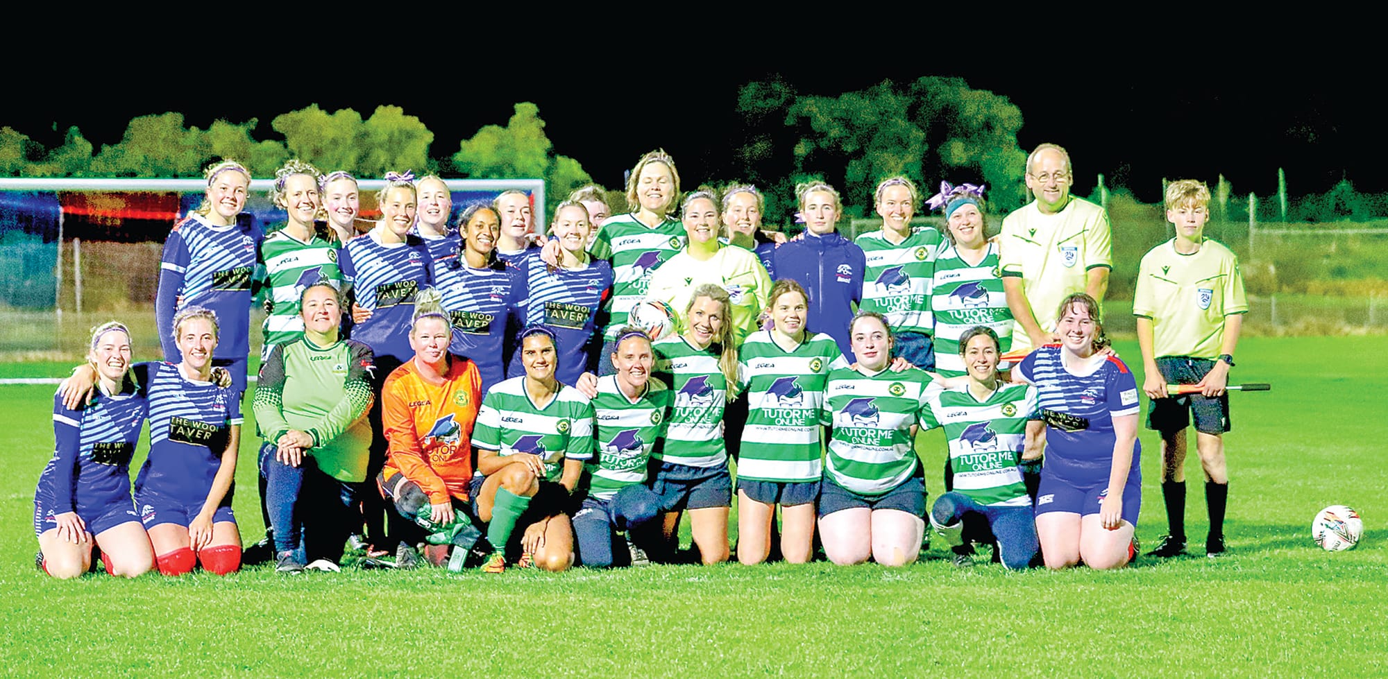 Mirboo North and Phillip Island women’s teams went head-to-head under lights to conclude the celebrations.