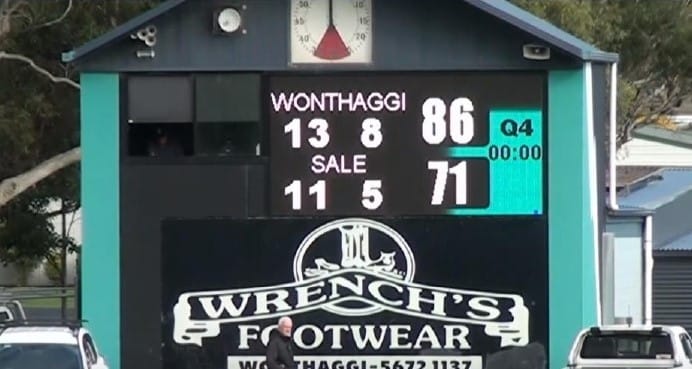 Wonthaggi Power started well in the first quarter at home and maintained that advantage over Sale all day with a solid four-quarter effort.