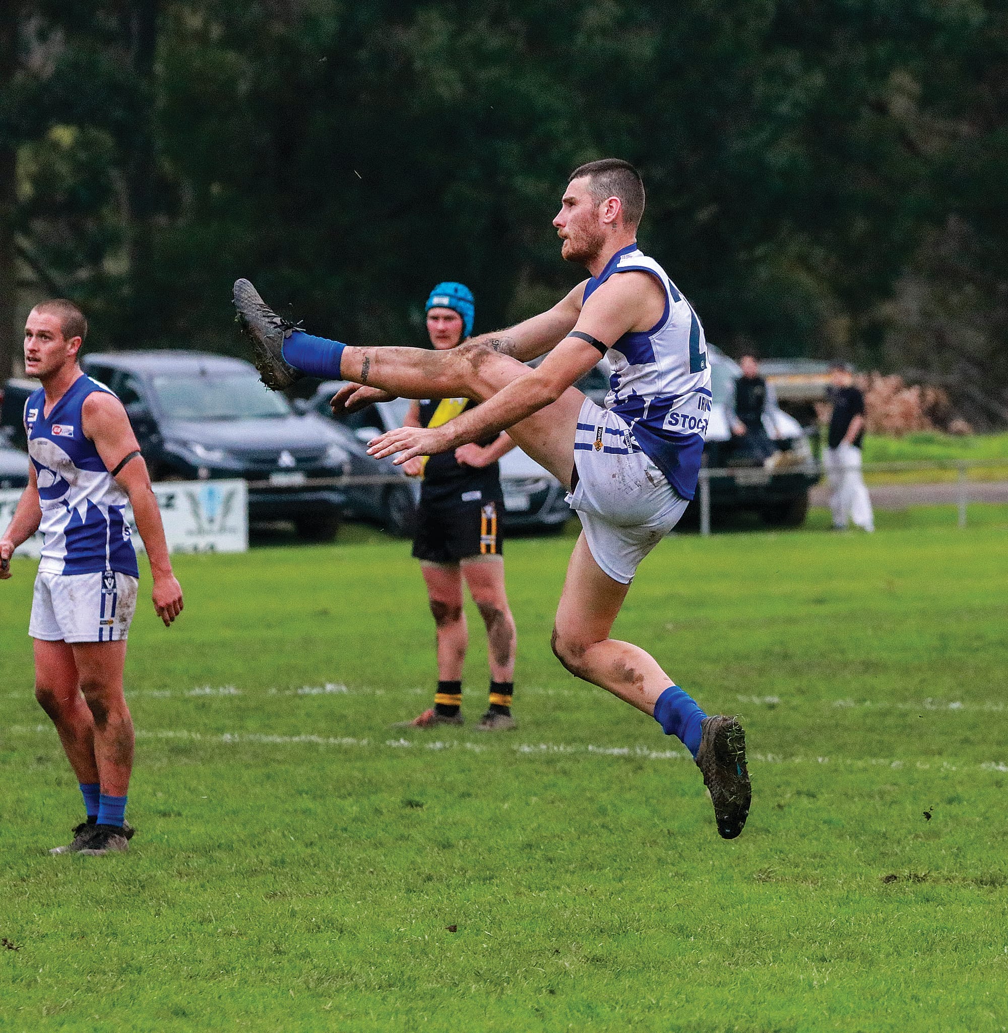 Corey Green takes a mark in the third quarter and scores for a 25-point lead. Z31_2323