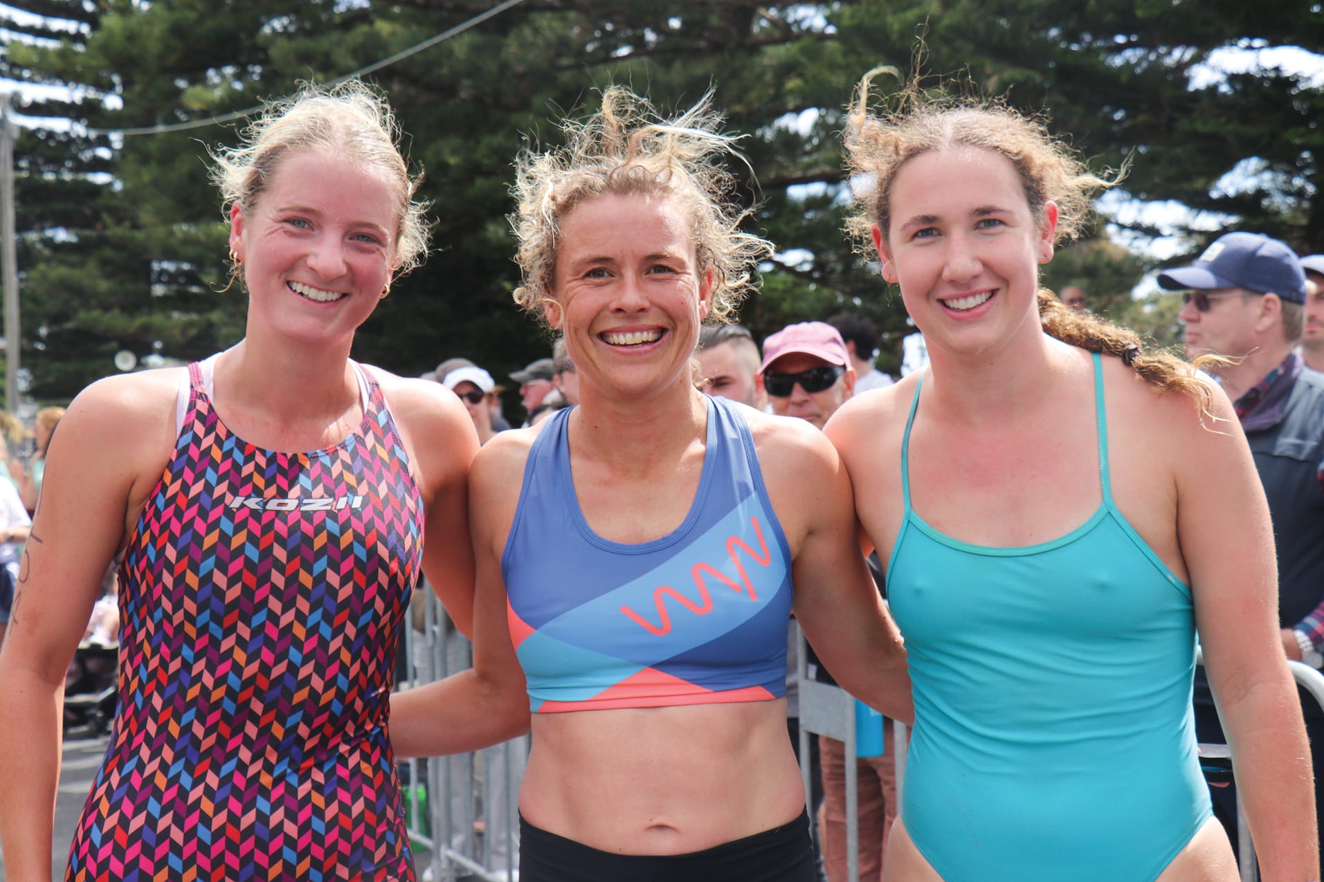 Cowes Classic 3rd place Alana Leaveaten, 1st place Zoe Adams, and 2nd place Mia Foster. Z35_1024