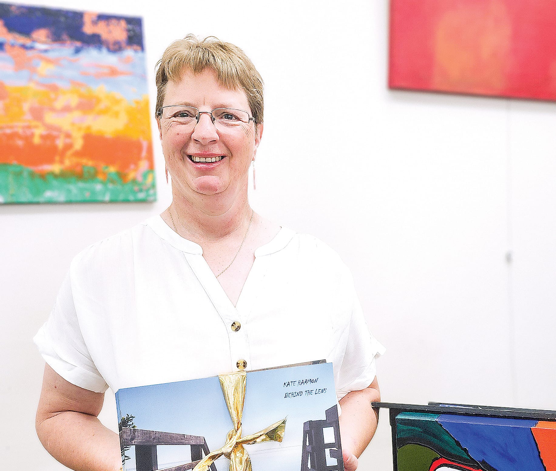 Photographer, Kate Harmon proudly launched her first photography book on Saturday at Wonthaggi Library to a large crowd. C58_4922