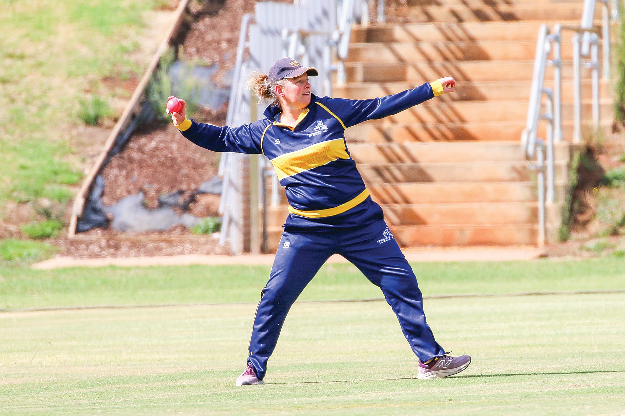 Koonwarra/LRSL’s Melissa Buckley was an asset out on the field. Tk18_0725