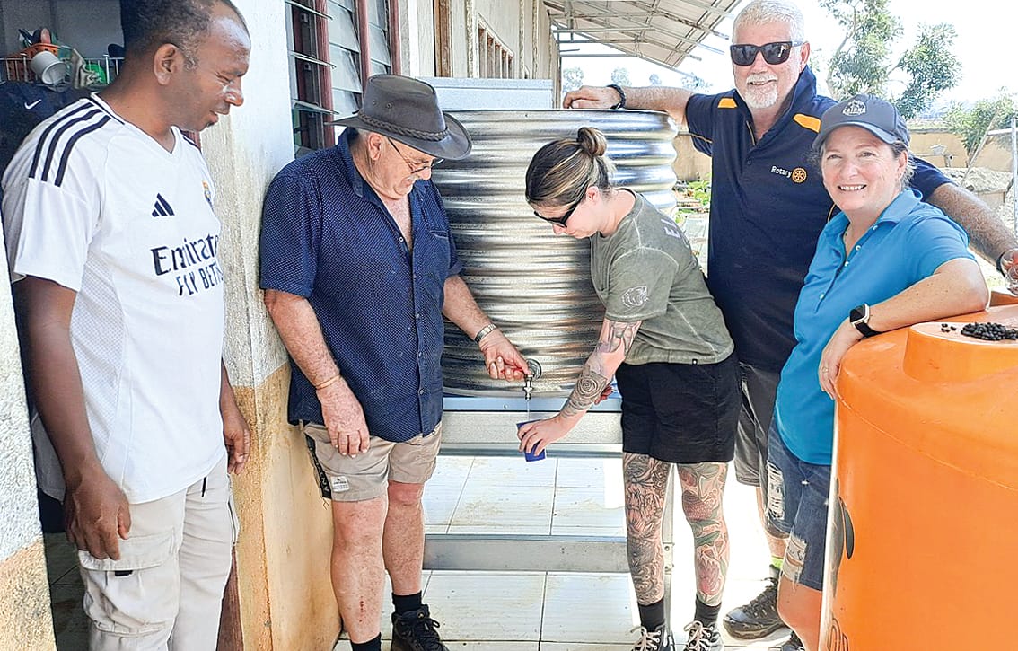 Leongatha Rotary brings safe drinking water to students in Timor-Leste