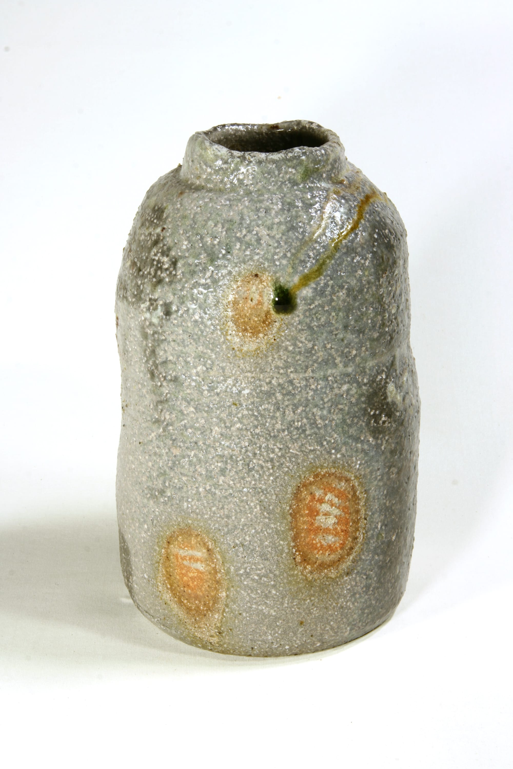 Rye, Owen_Jar, 20 x 15 cm, Anagama woodfired stoneware.