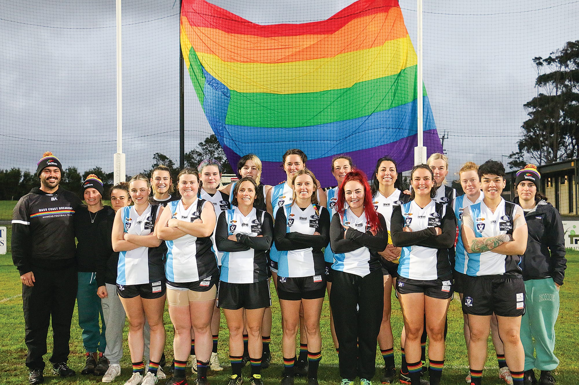 Breakers play with Pride