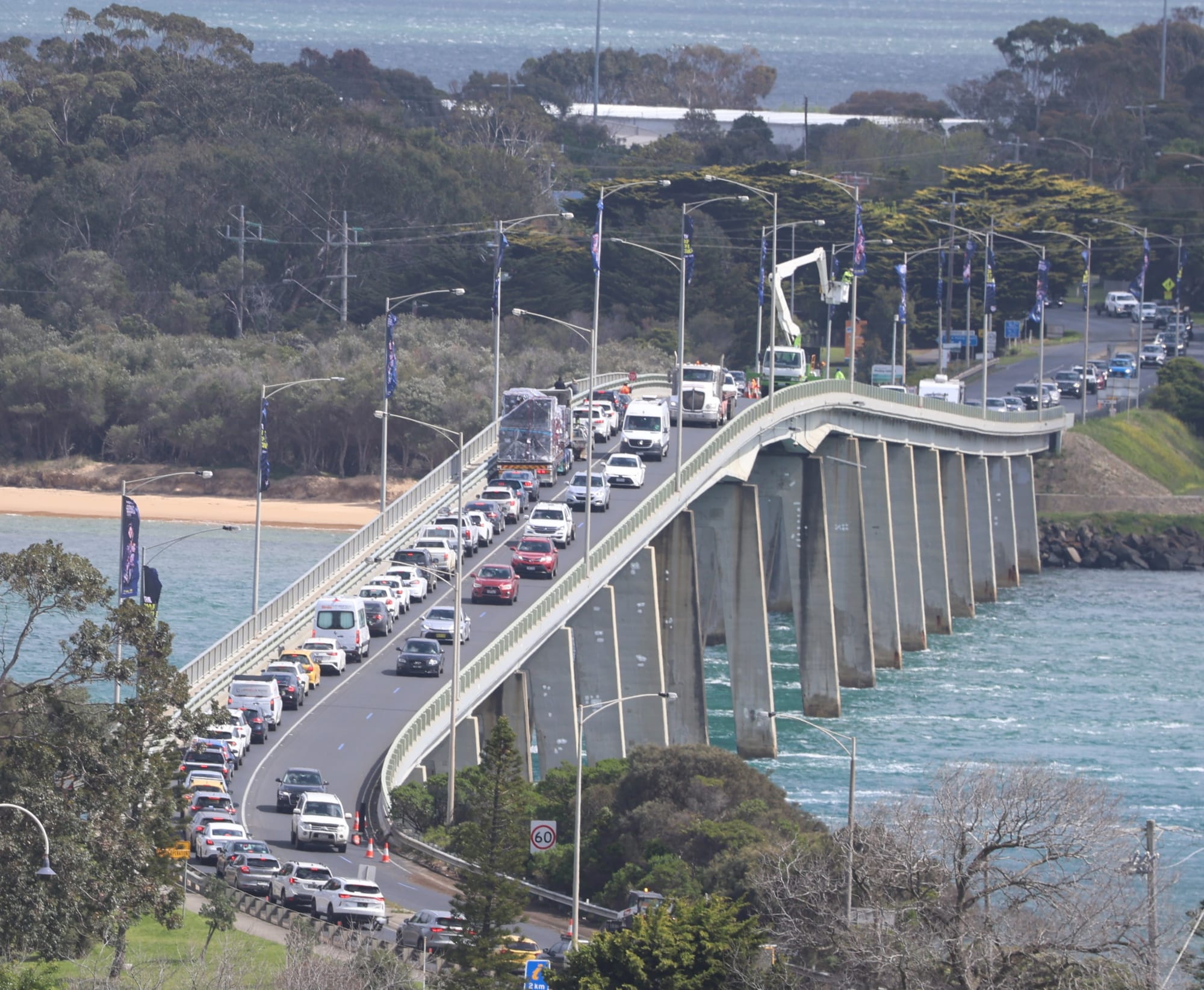 The good news is Phillip Island Bridge works will be carried out at night
