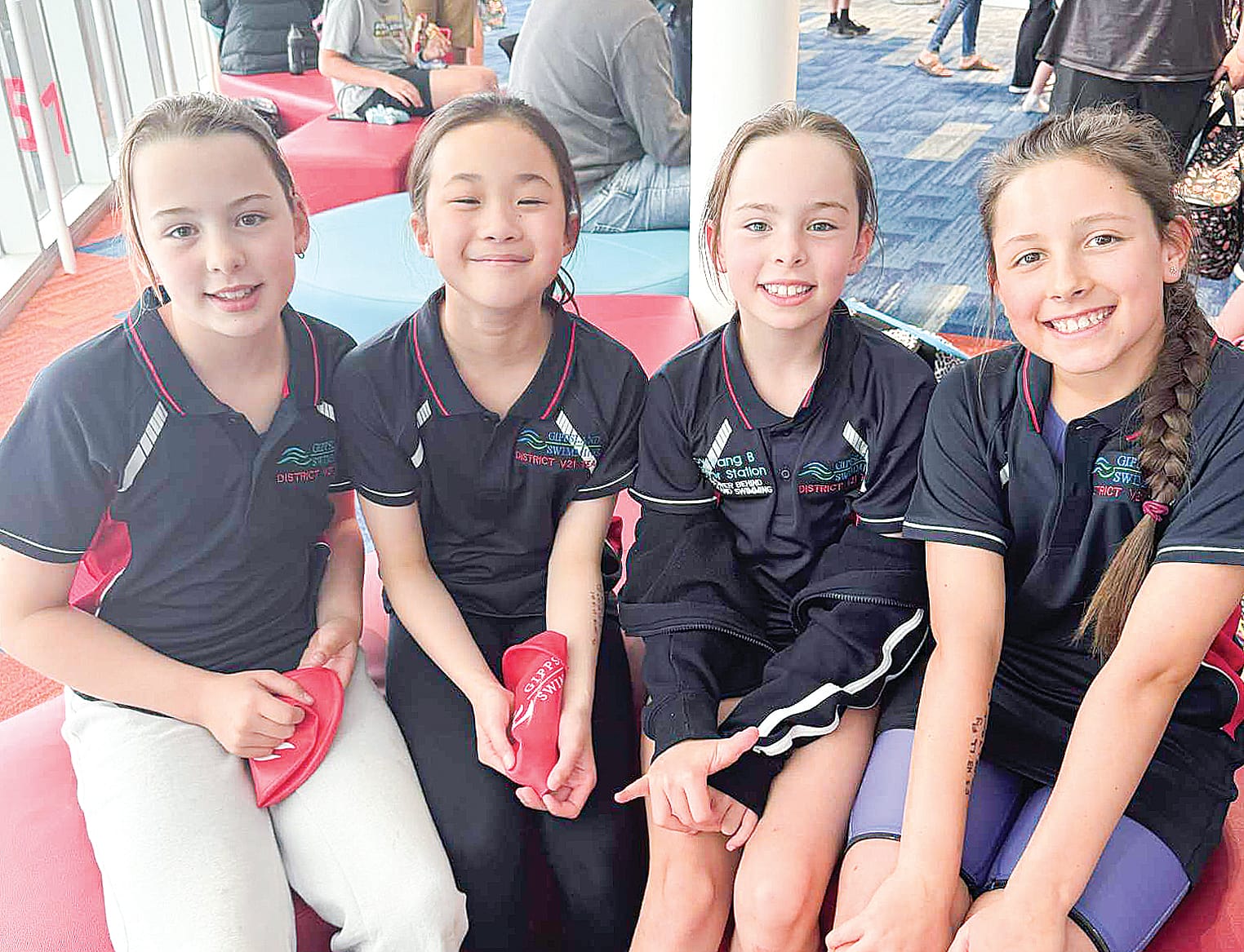 District 21 swimmers ready to race.