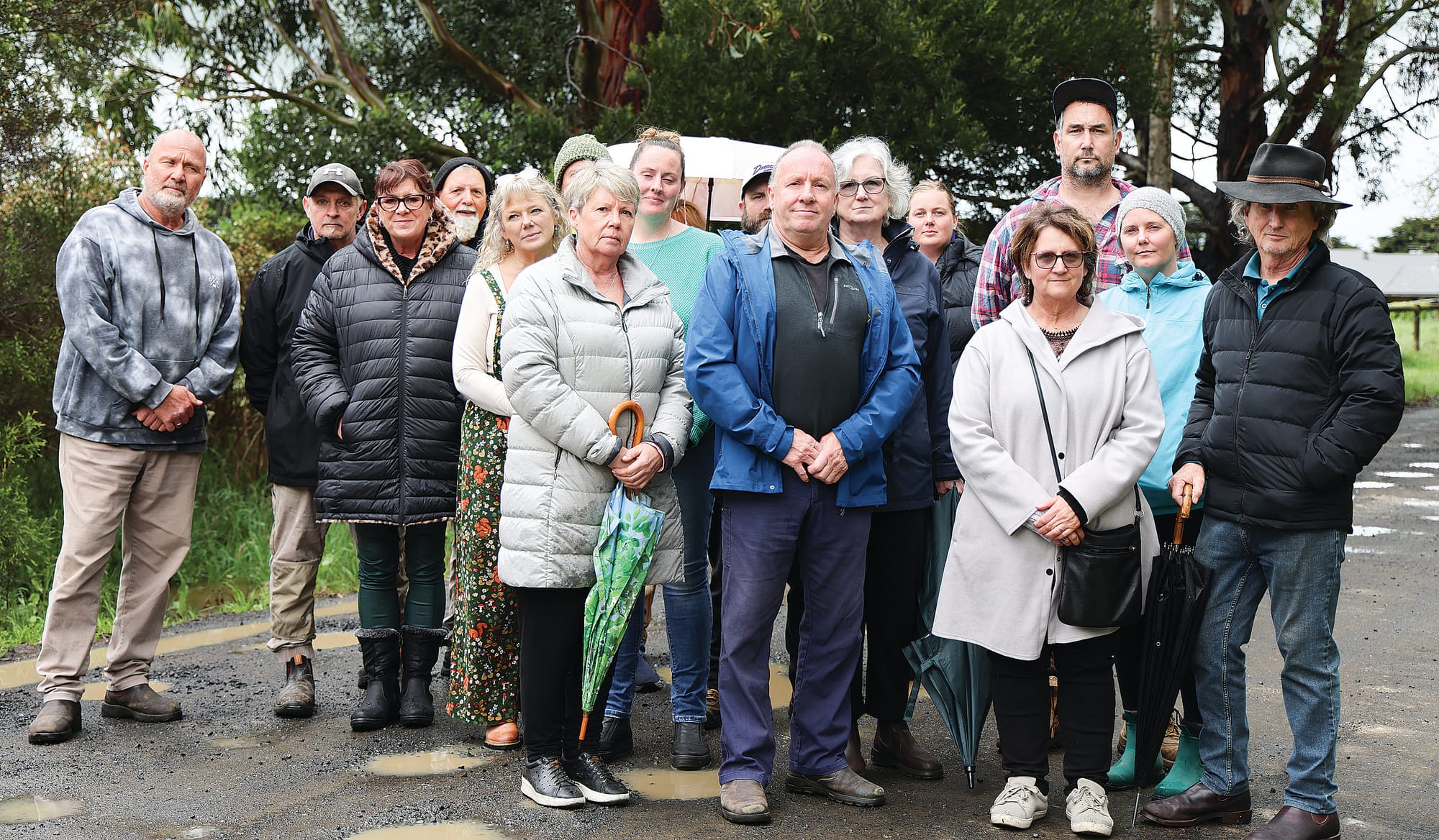 Residents of Boyd Street in Wonthaggi are concerned over heavy vehicles potentially crossing the shared pathway to Inverloch. B04_4425