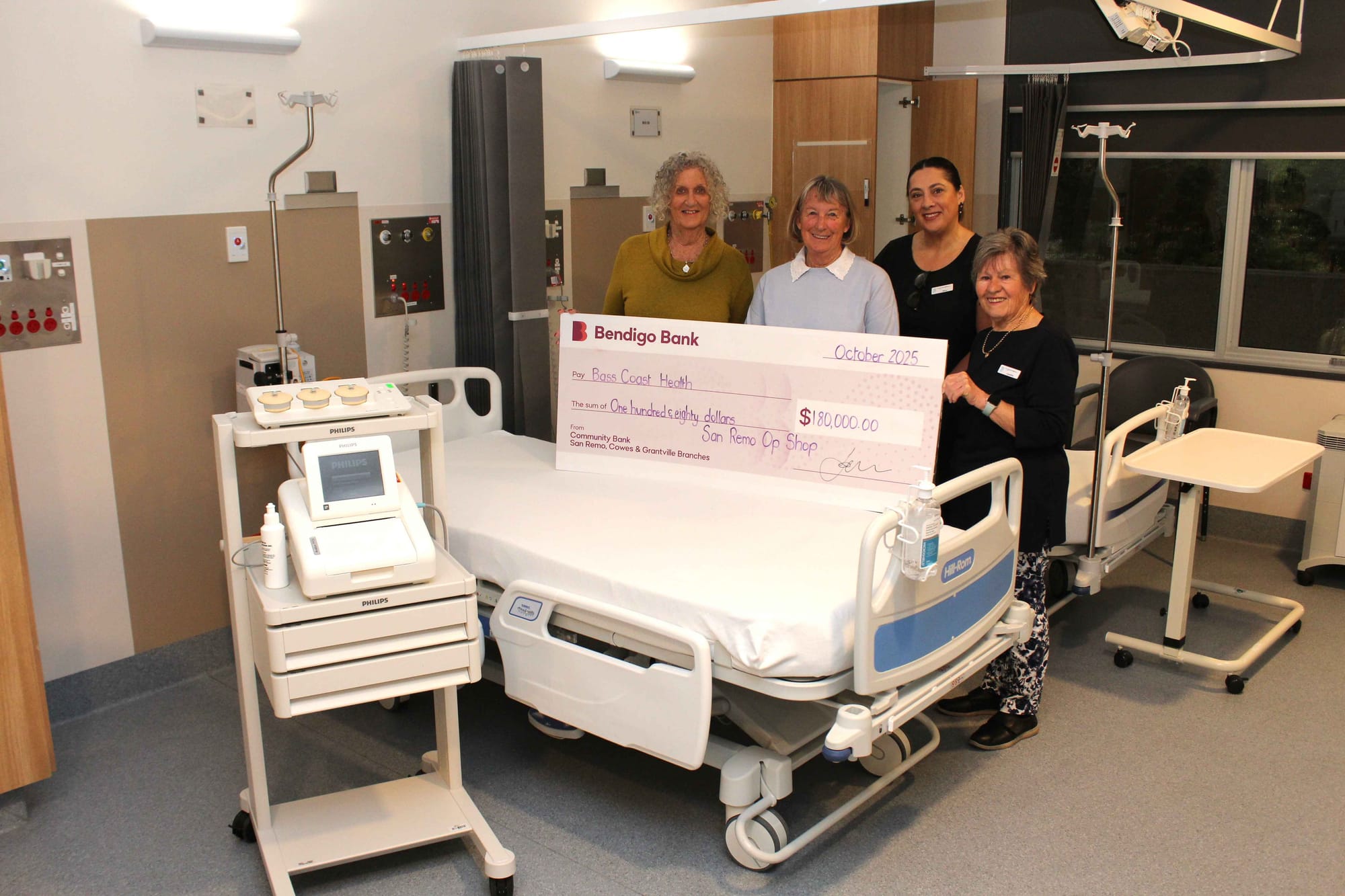 San Remo Opportunity Shop supports maternity care at Bass Coast Health