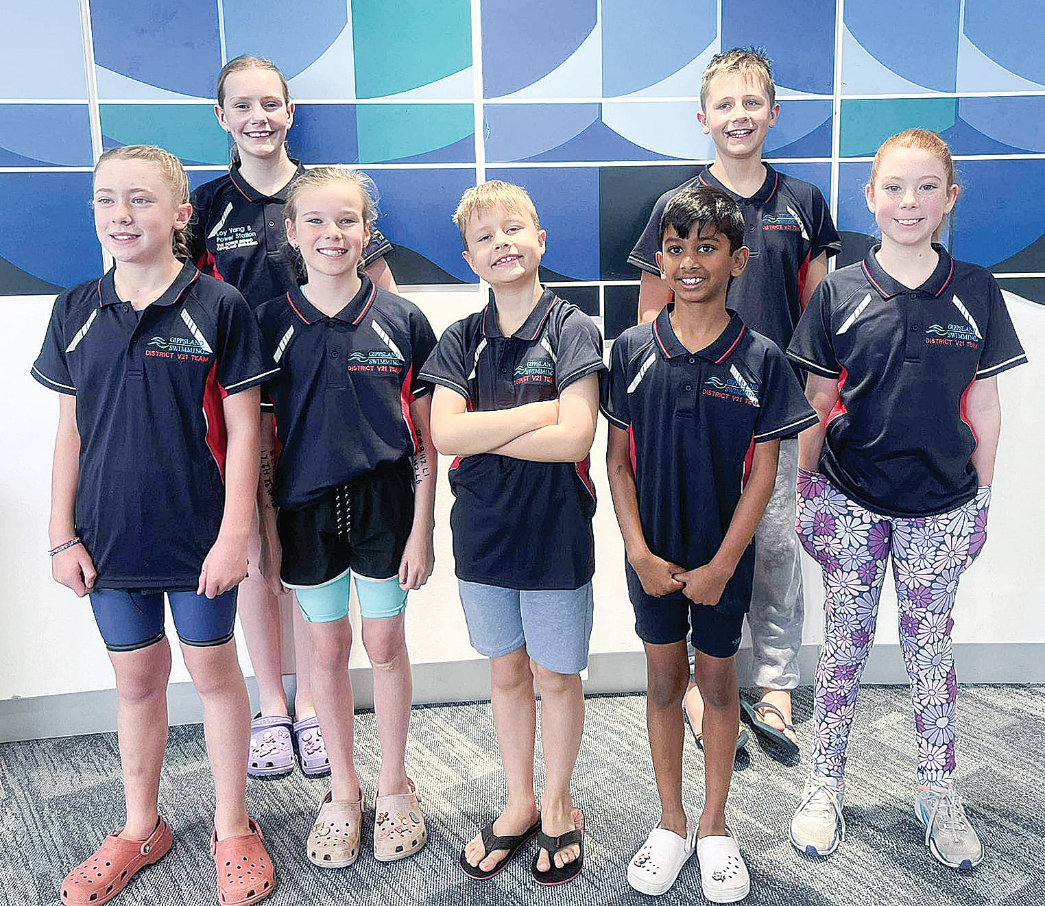 The Sale team at the Country Junior District Competition.