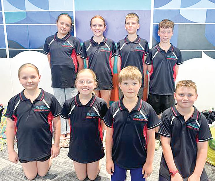 The contingent from East Gippsland at the Country Junior District Competition.