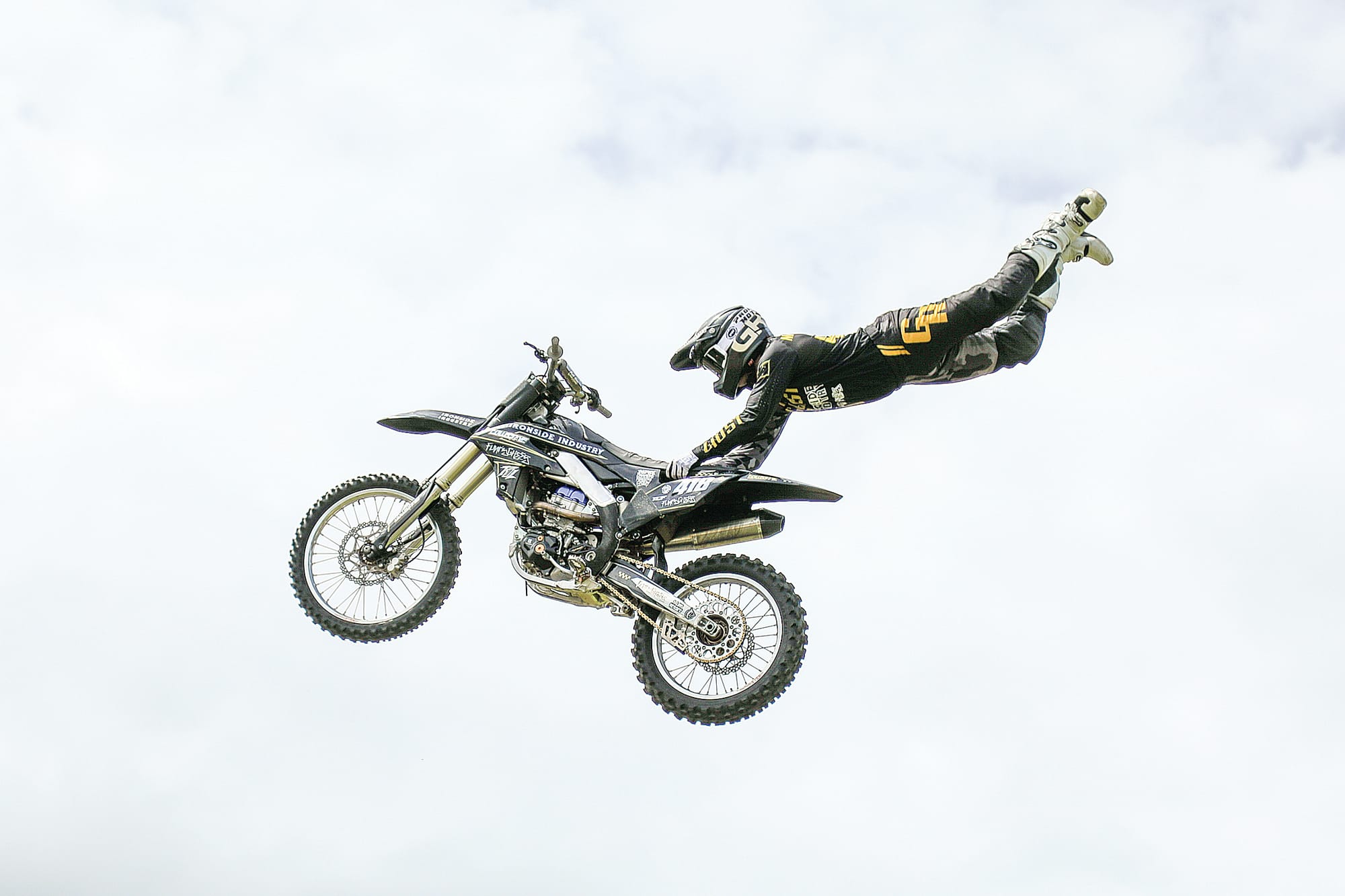 The motorcycles did not disappoint either on Saturday at Korumburra with the Inspire Change Crew leaping into action. 