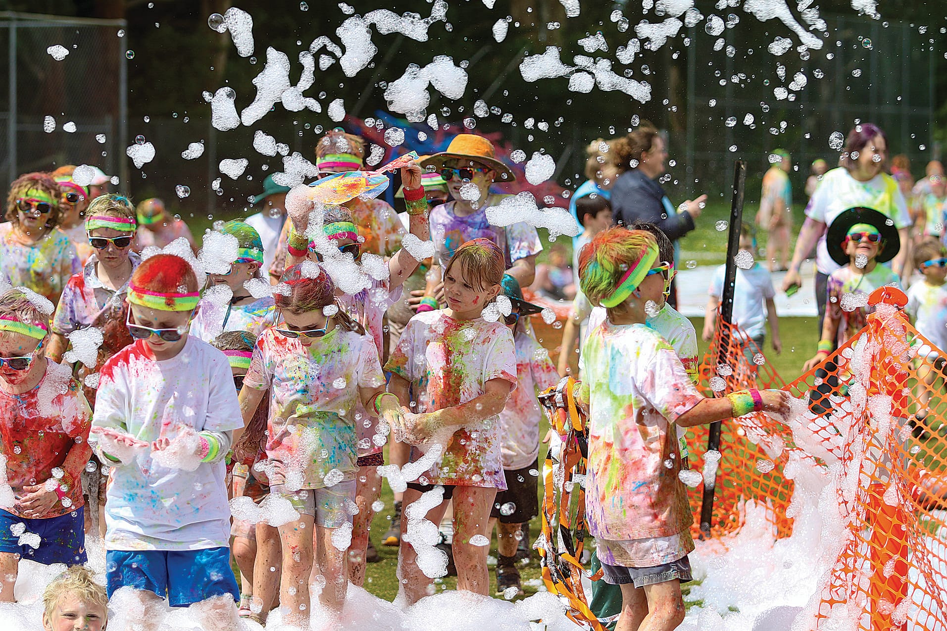 Colour Run a stunning success at Leongatha Primary