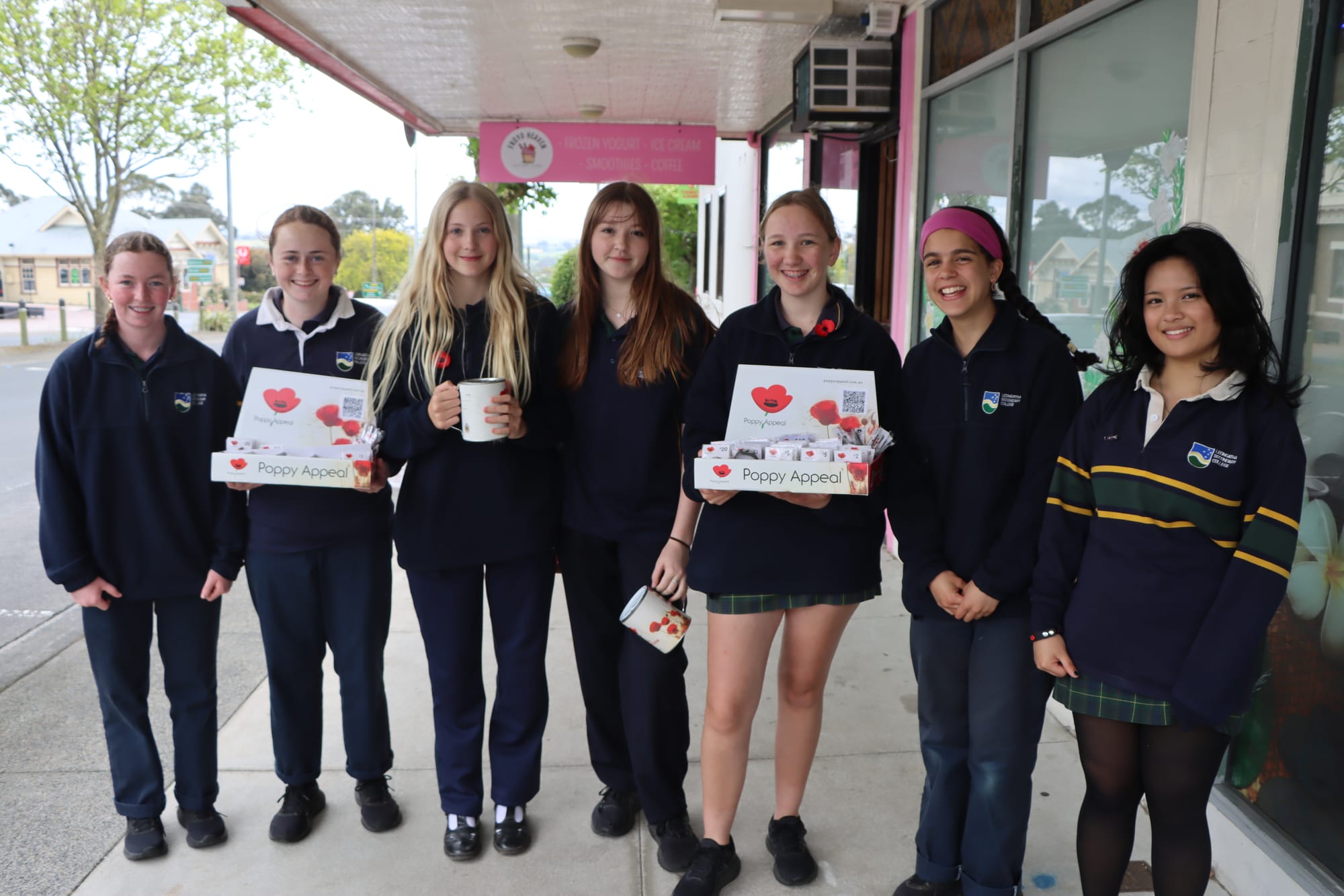 Leongatha Secondary students back the Poppy Appeal