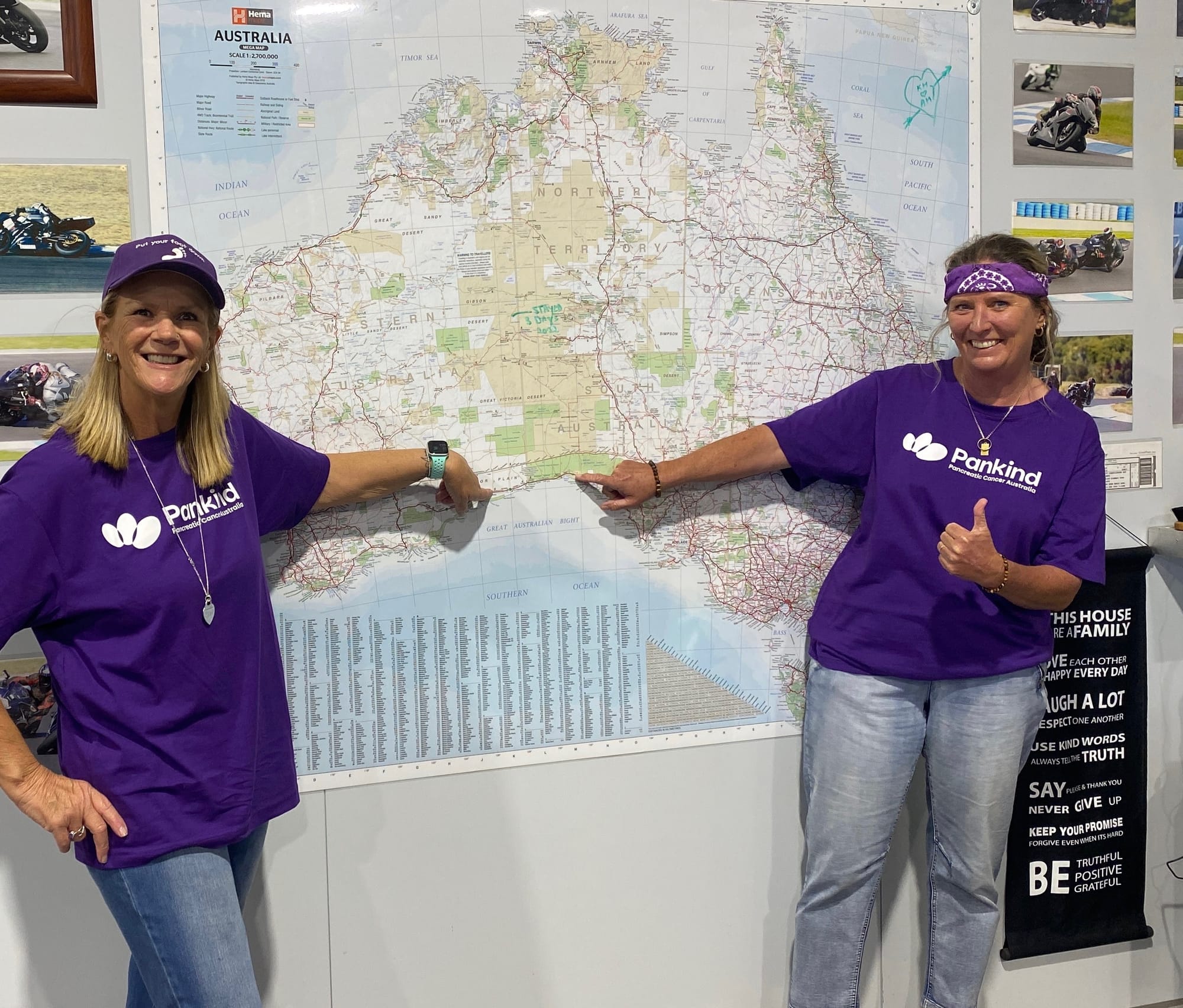 A drive of hope across the Nullarbor to fight pancreatic cancer