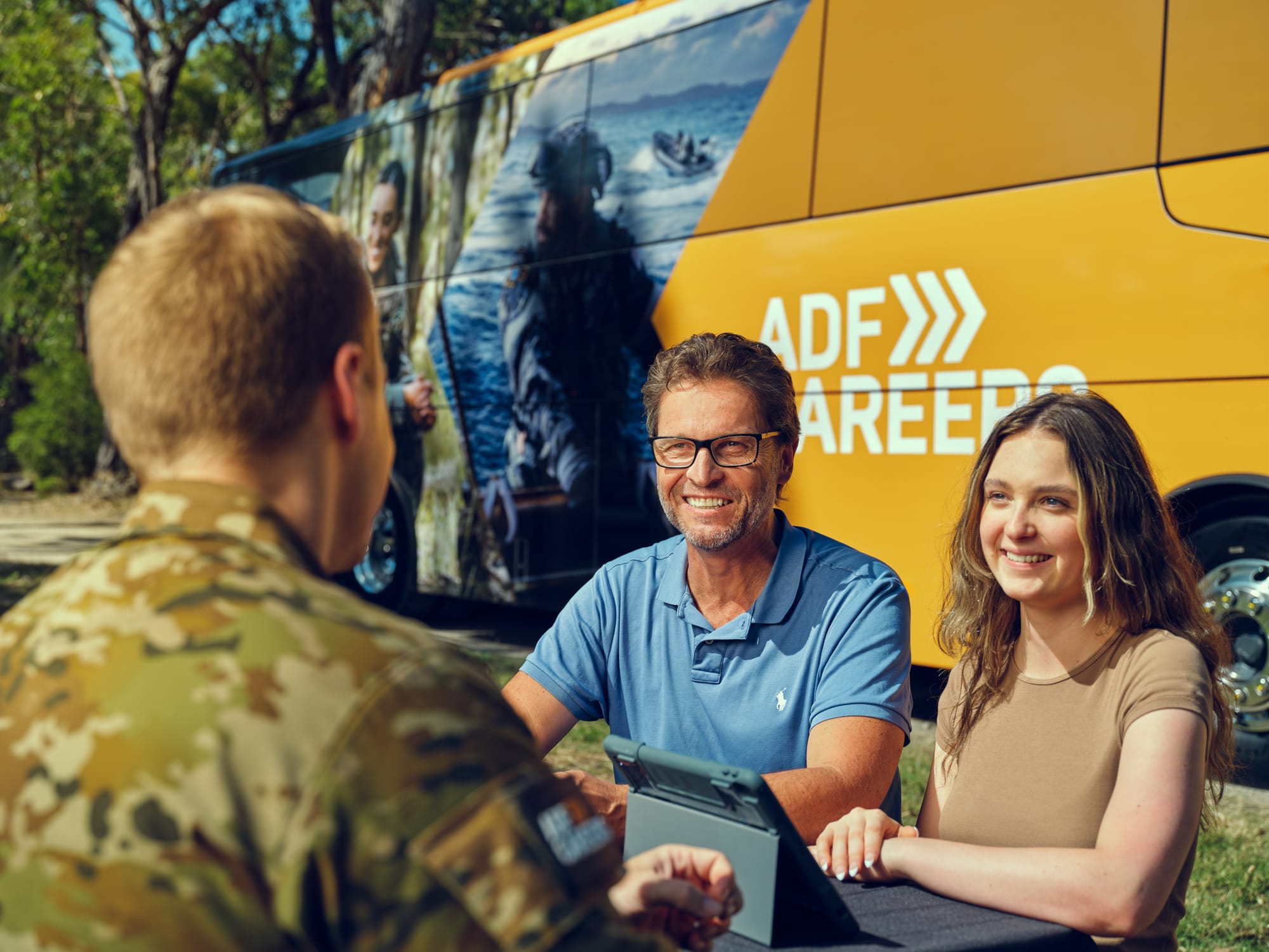 The Mobile ADF Careers Centre (MACC) in Wonthaggi