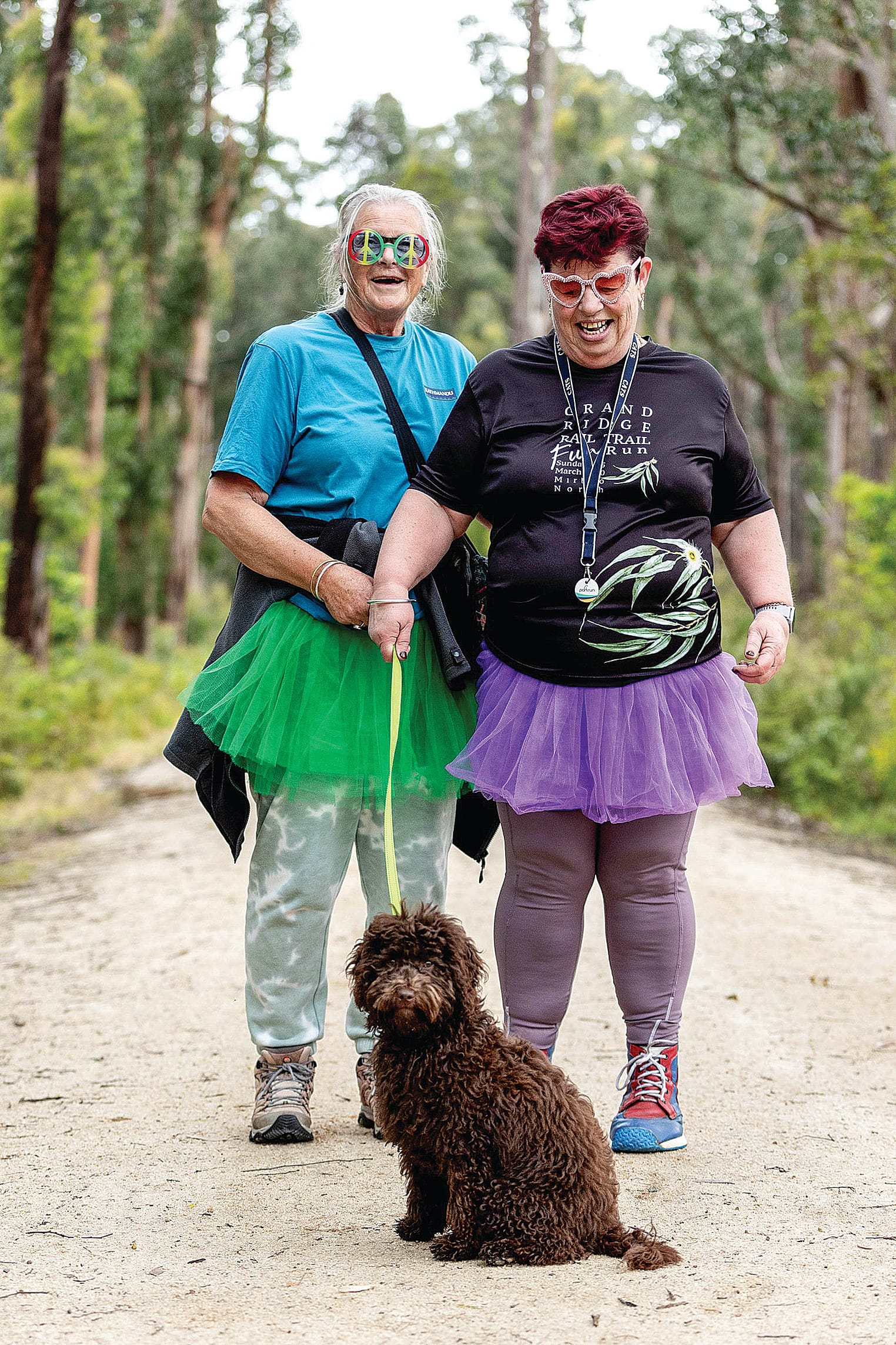 Day of the tutus at Grand Ridge Rail Trail parkrun