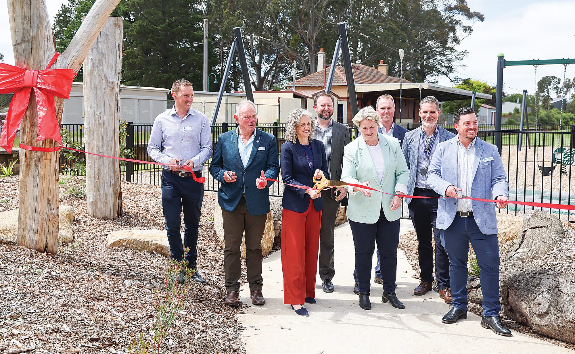 Railway precincts officially opened