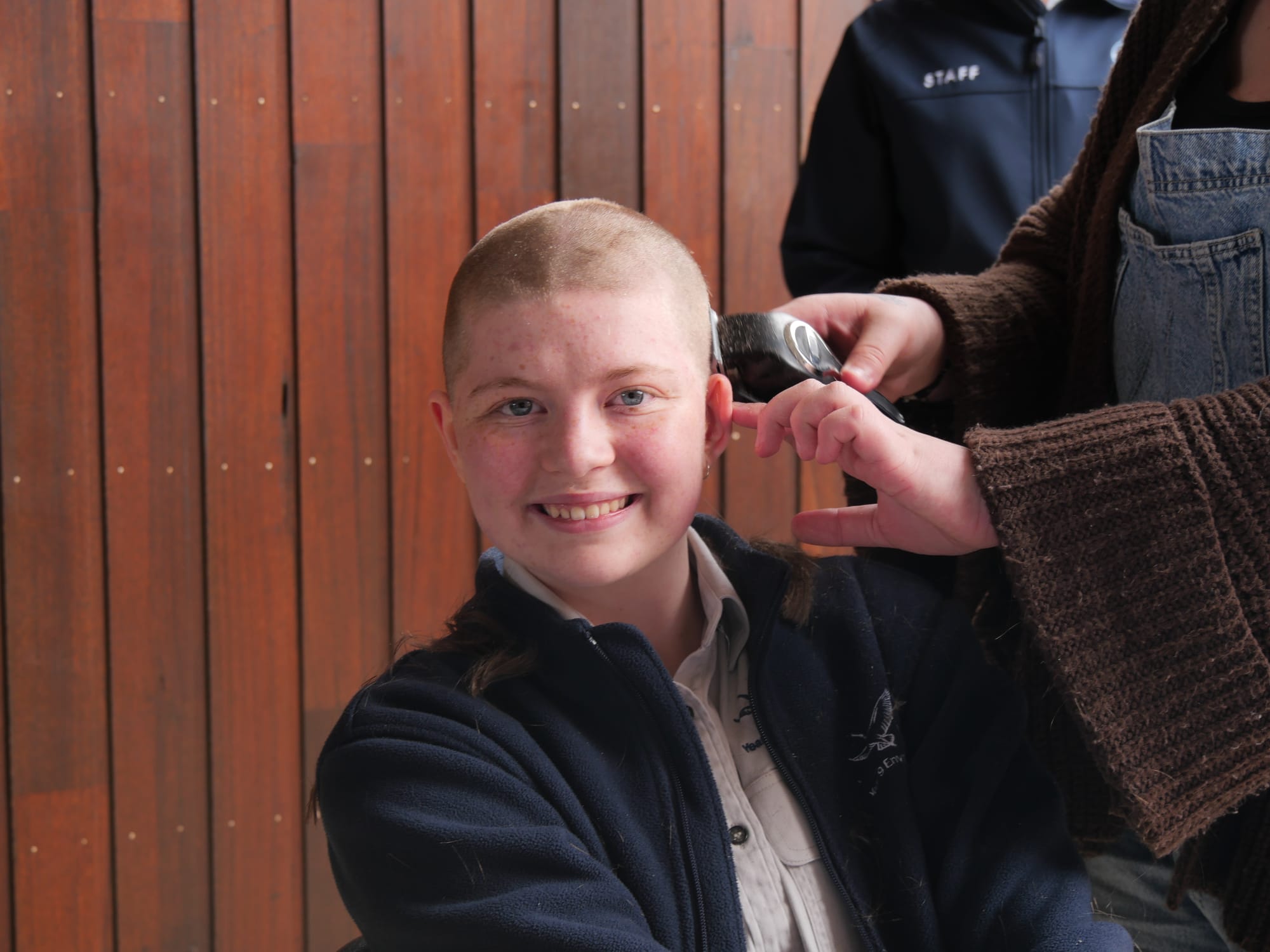 Georgia’s brave shave at Newhaven College