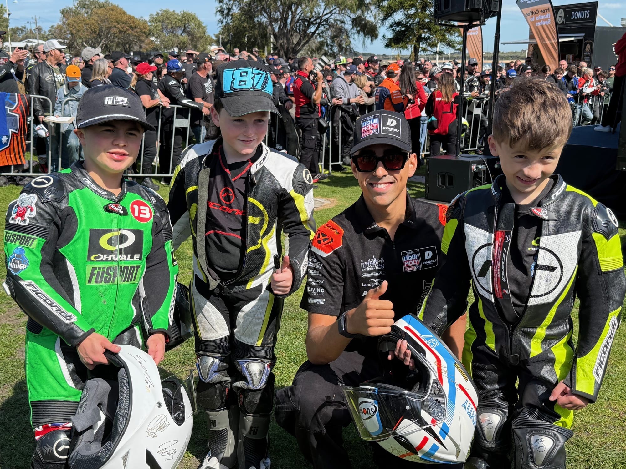 Aussie Senna Agius brings it home with a win in Moto2 at Phillip Island