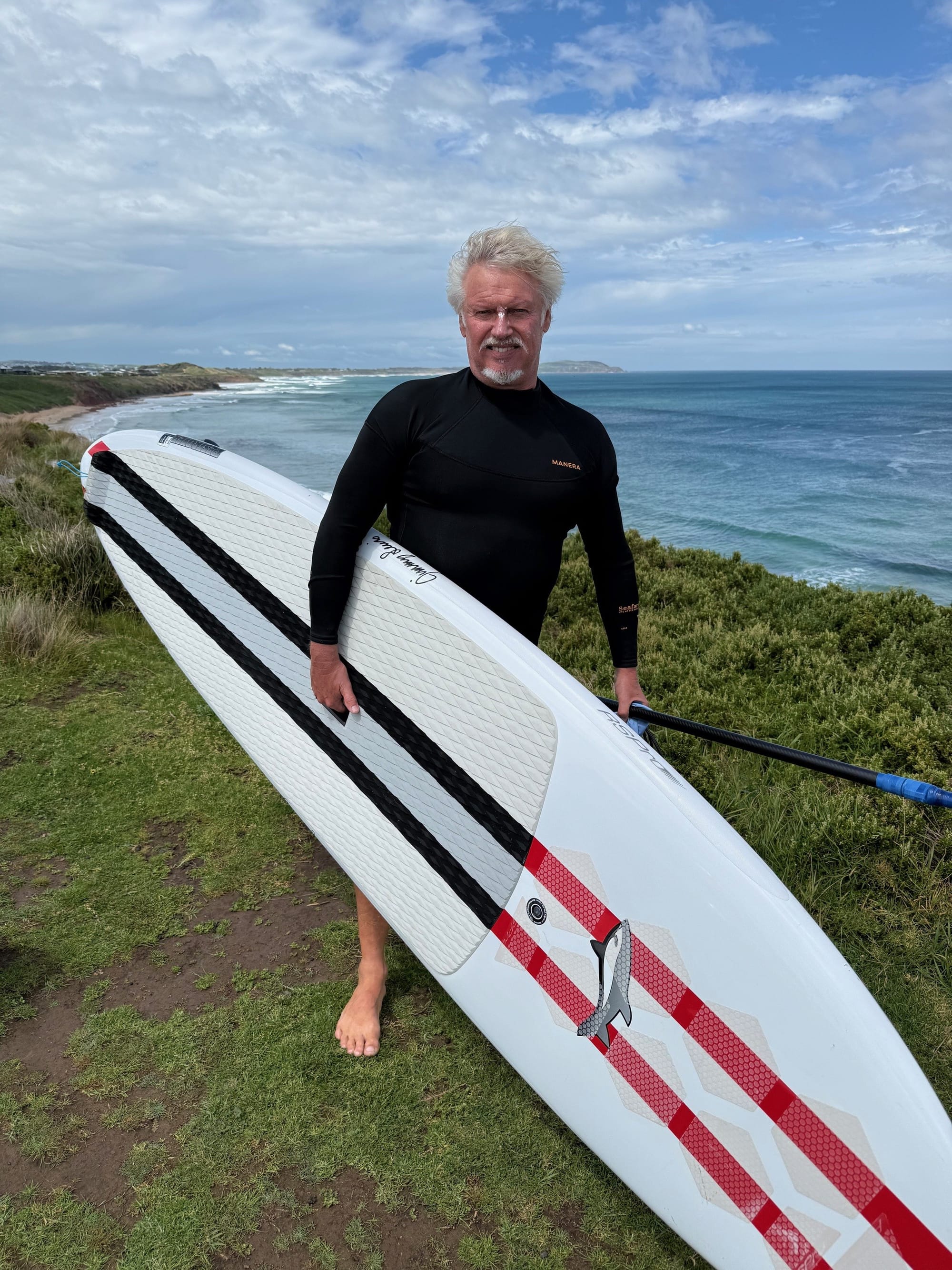 Shane Lynch of the Gold Coast gets set to compete.