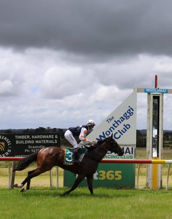 Woolamai jockeys brave conditions to start local racing season in style