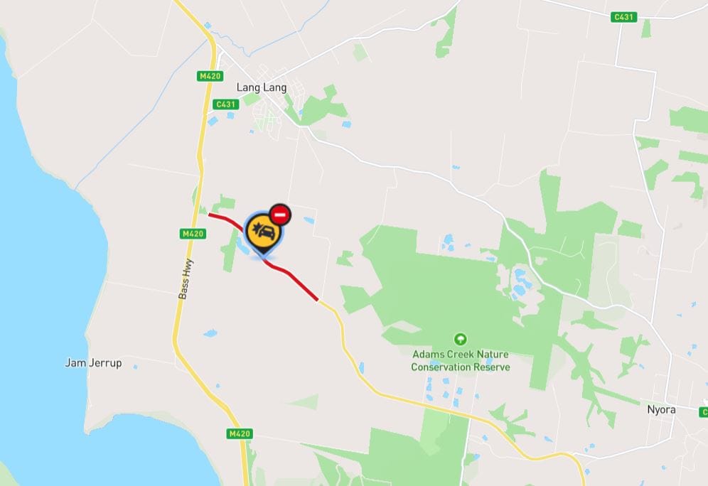 South Gippsland Highway closed after fatality near overpass