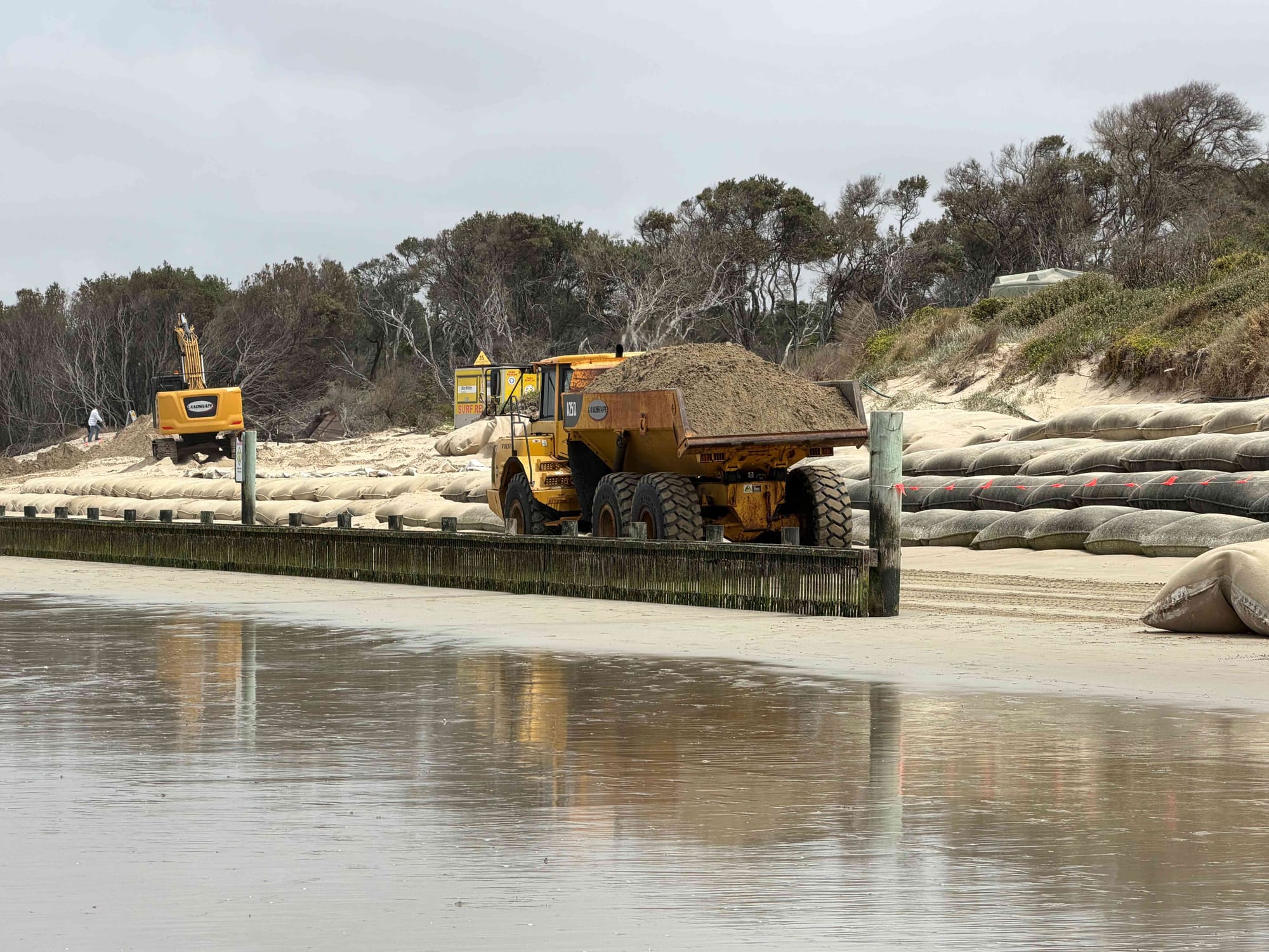 Work has started on Inverloch beach but wait, there's more