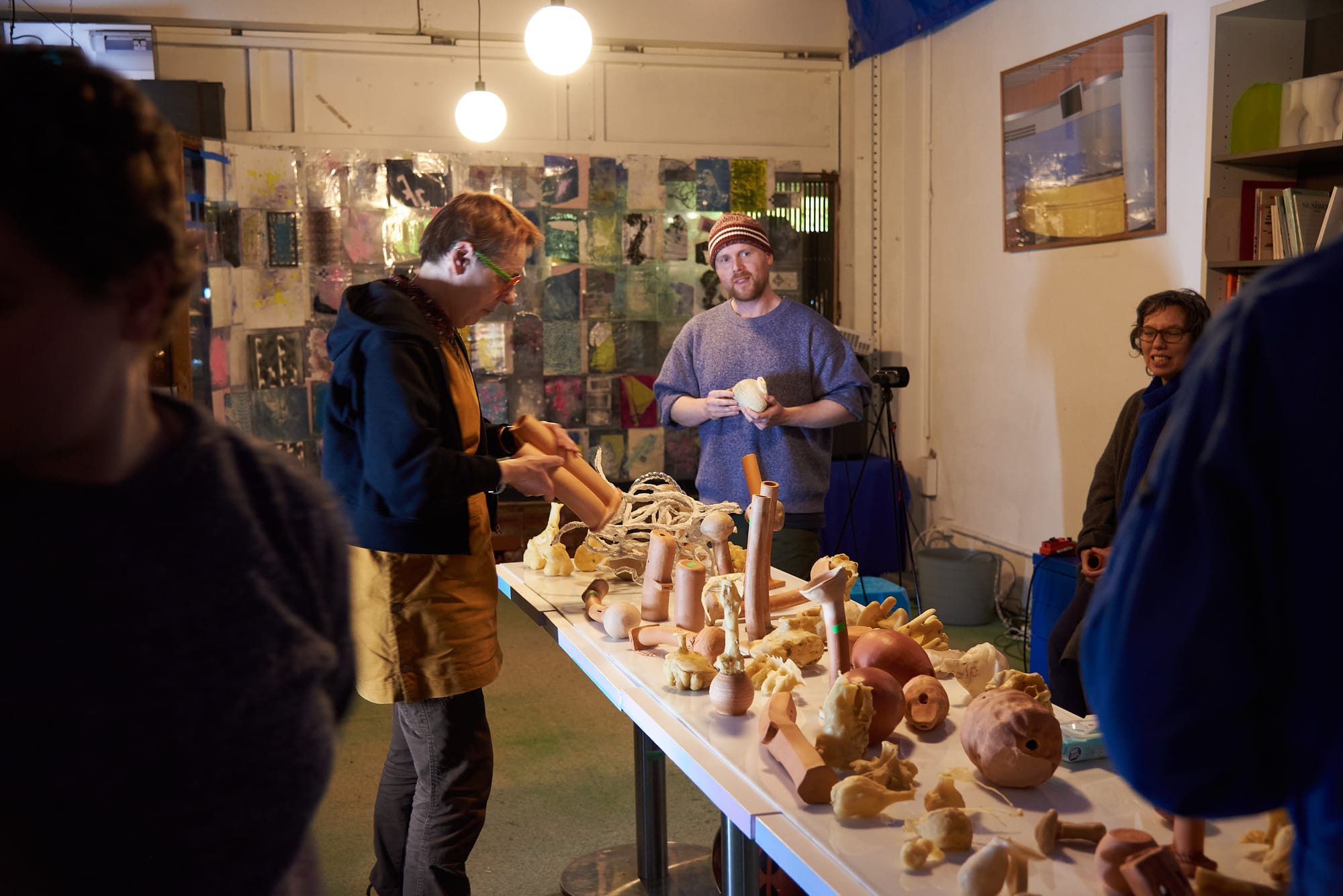 Clay artistry at Berninneit with the art studios' first artist-in-residence