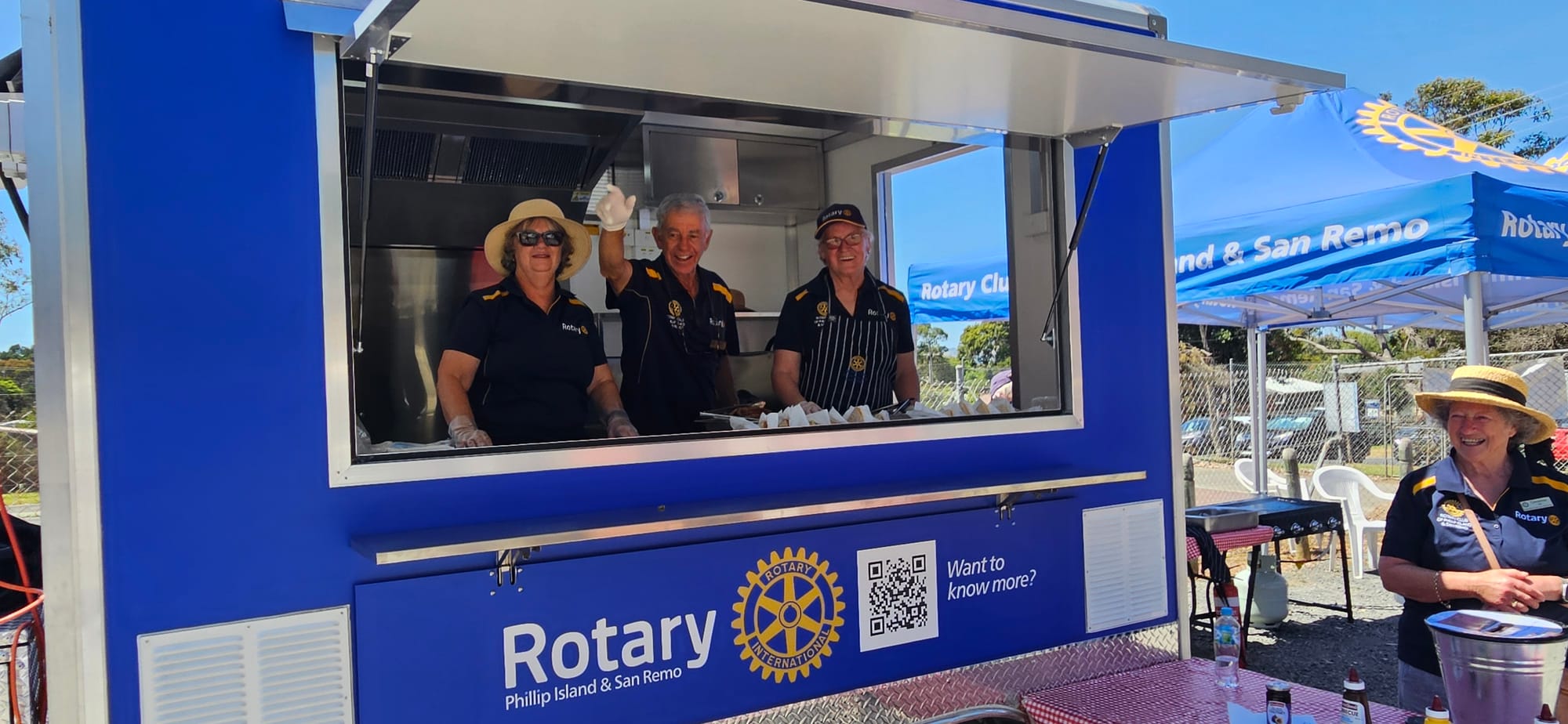 Rotary’s community BBQ trailer is a valuable new asset