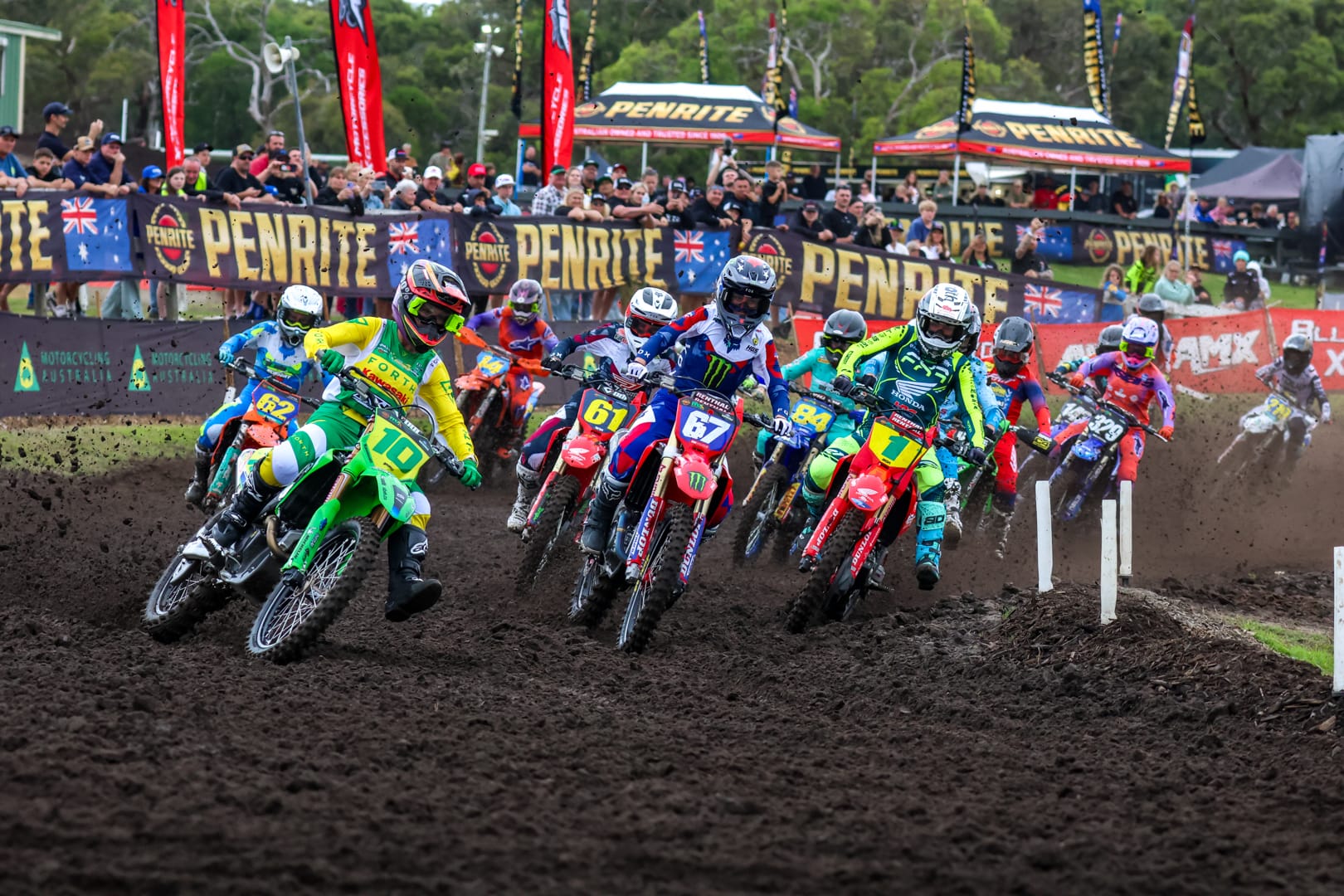 Webster crashes and charges back as ProMX roars to life in Wonthaggi