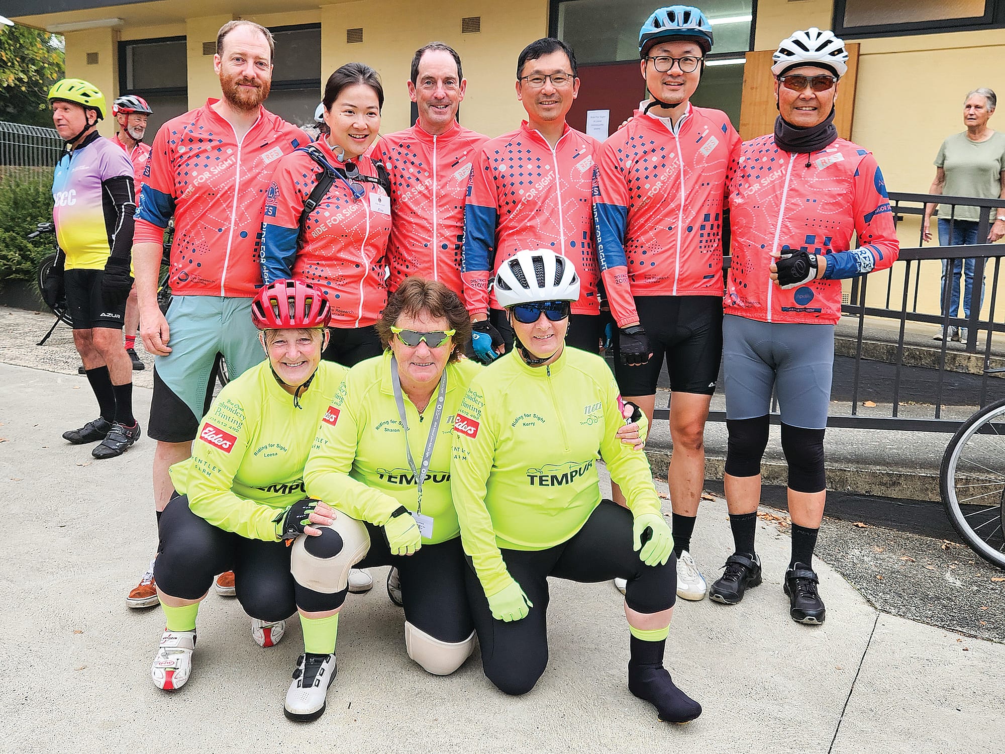Lions riders pedal through  South Gippsland for sight research