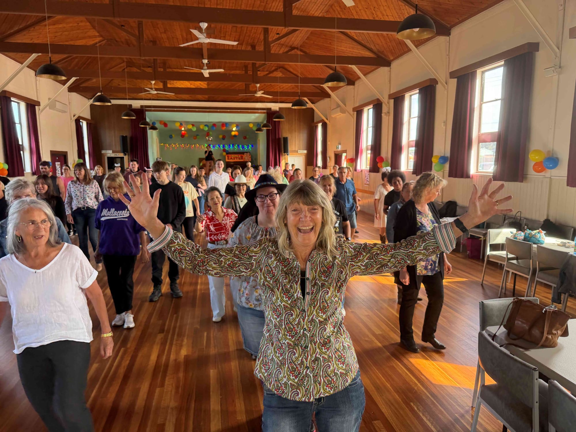 Wild day of dancing for Blaze Aid at Dalyston